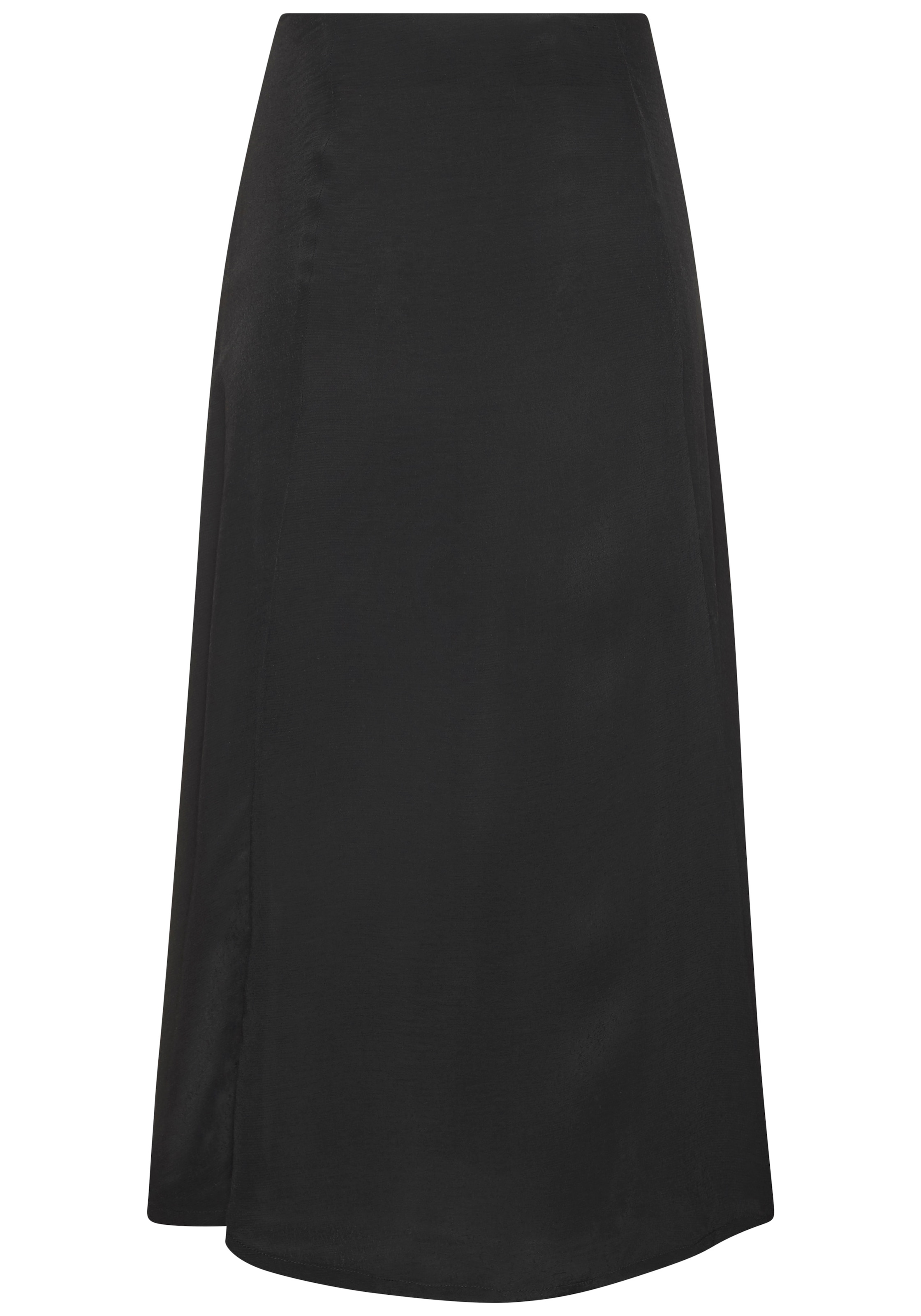 LASCANA Midirock mit hohem Beinschlitz aus Webware, Sommerrock