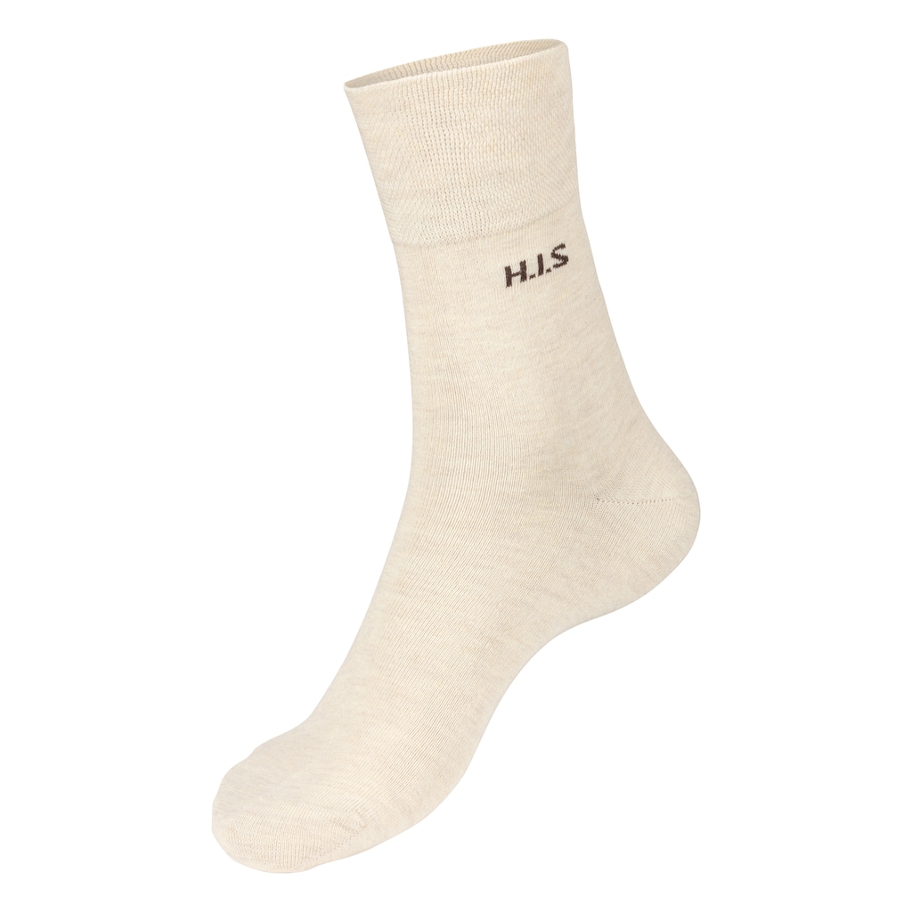 H.I.S Socken, (Packung, 12 Paar), ohne einschneidendes Gummi