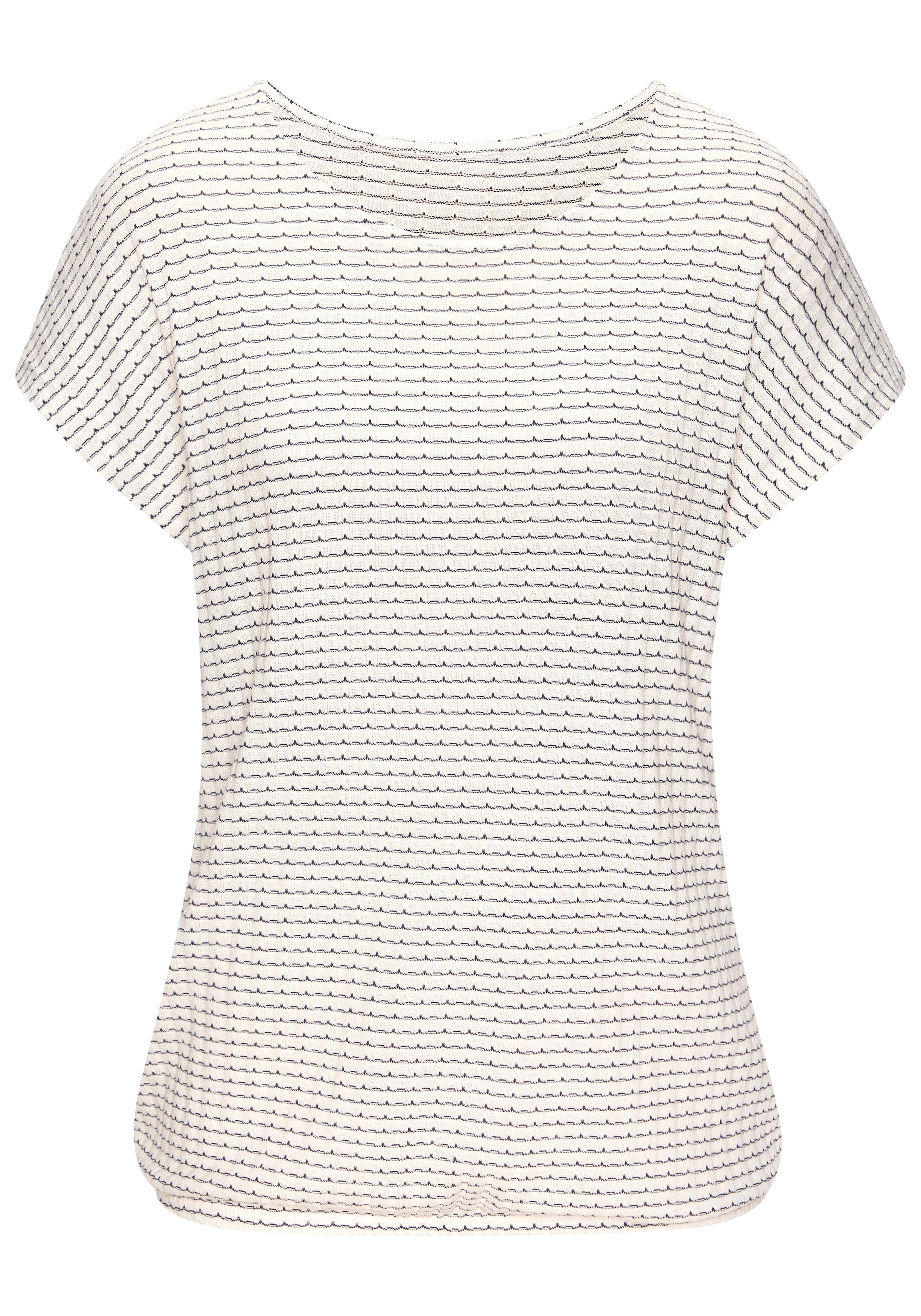 Vivance T-shirt à manches courtes »aus strukturierter Strickqualität« Set,  mit Gummizug im Bund