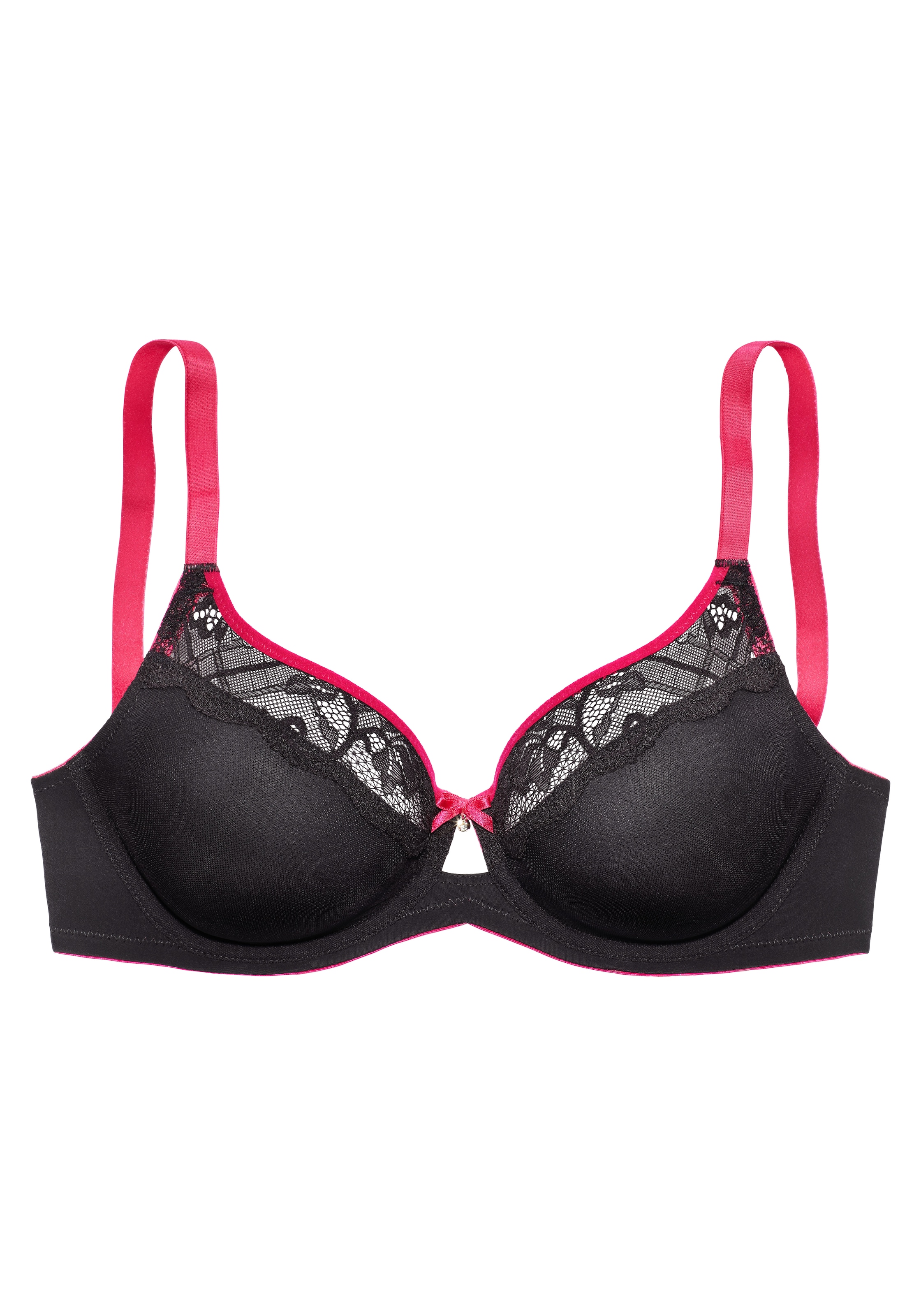 Vivance Bügel-BH, mit Bügel und hübschen Spitzeneinsätzen, Dessous