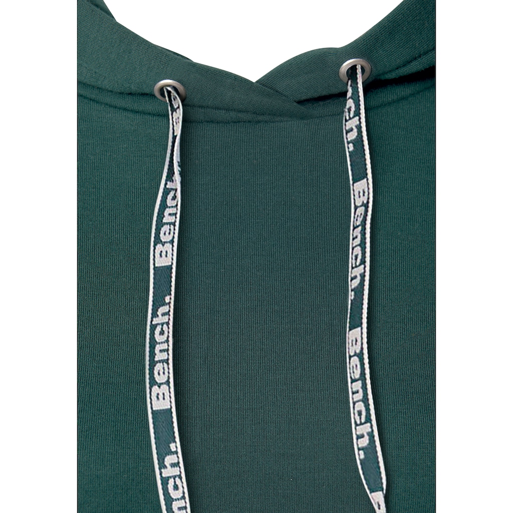 Bench. Loungewear Kapuzensweatshirt, mit farblich abgesetzten Ärmeln und Logodruck, Loungeanzug, Hoodie