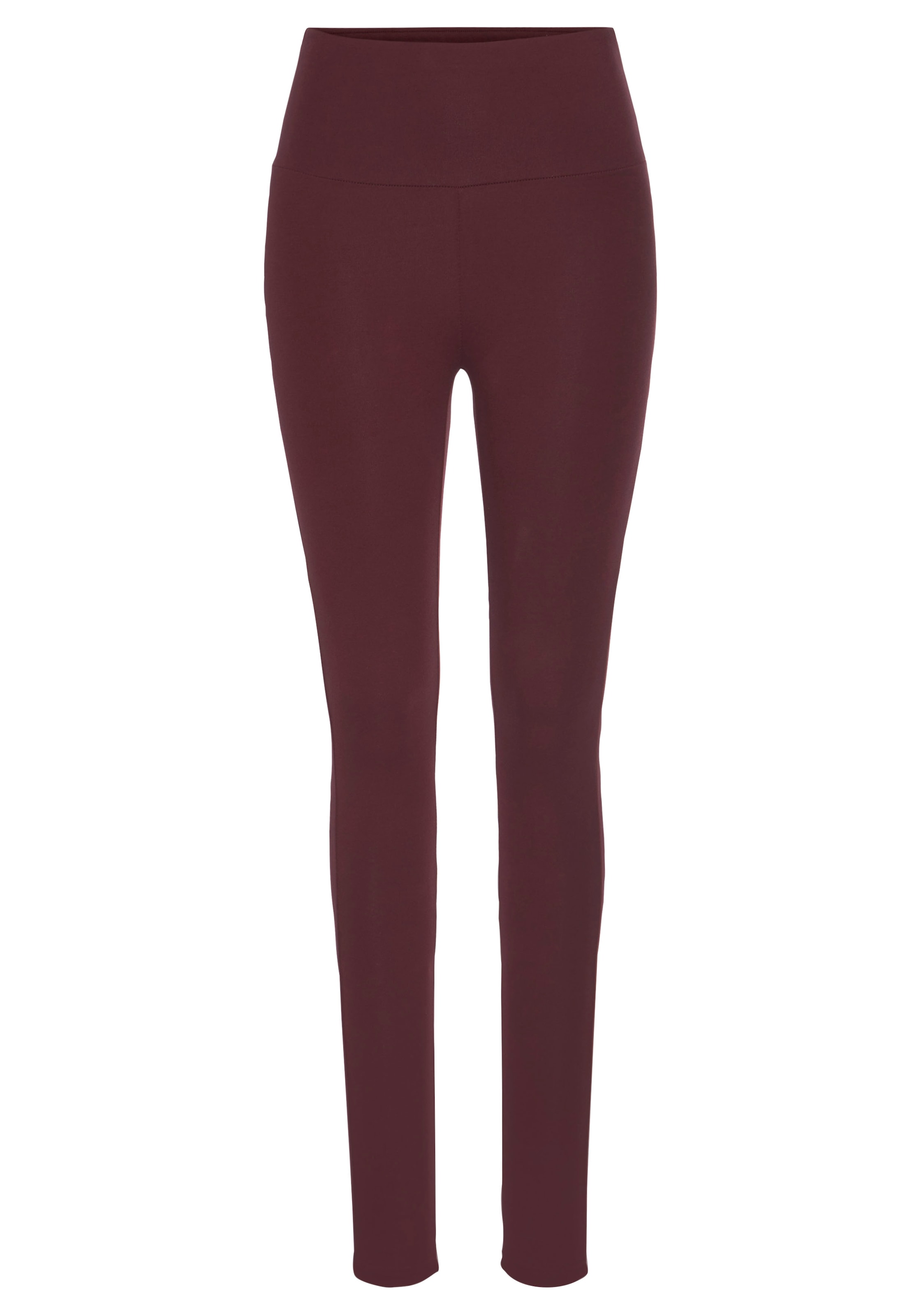 LASCANA Leggings, mit breitem Bündchen, Loungewear