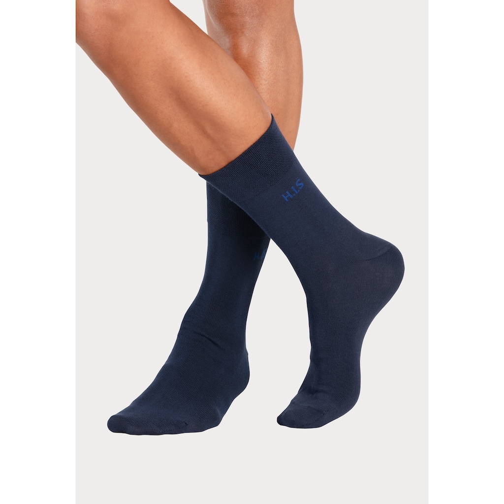 H.I.S Socken, (Packung, 12 Paar), ohne einschneidendes Gummi