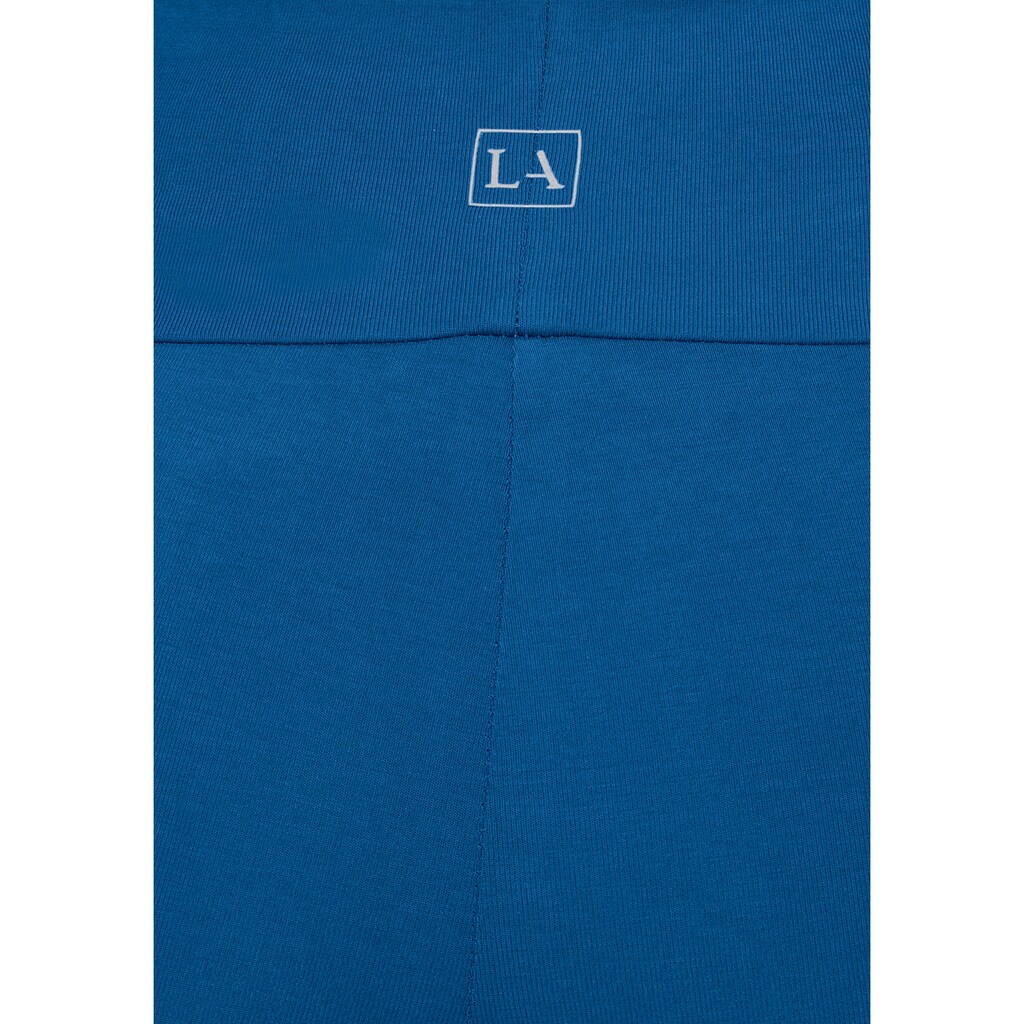 LASCANA Caprileggings, mit breitem, weichen Bündchen