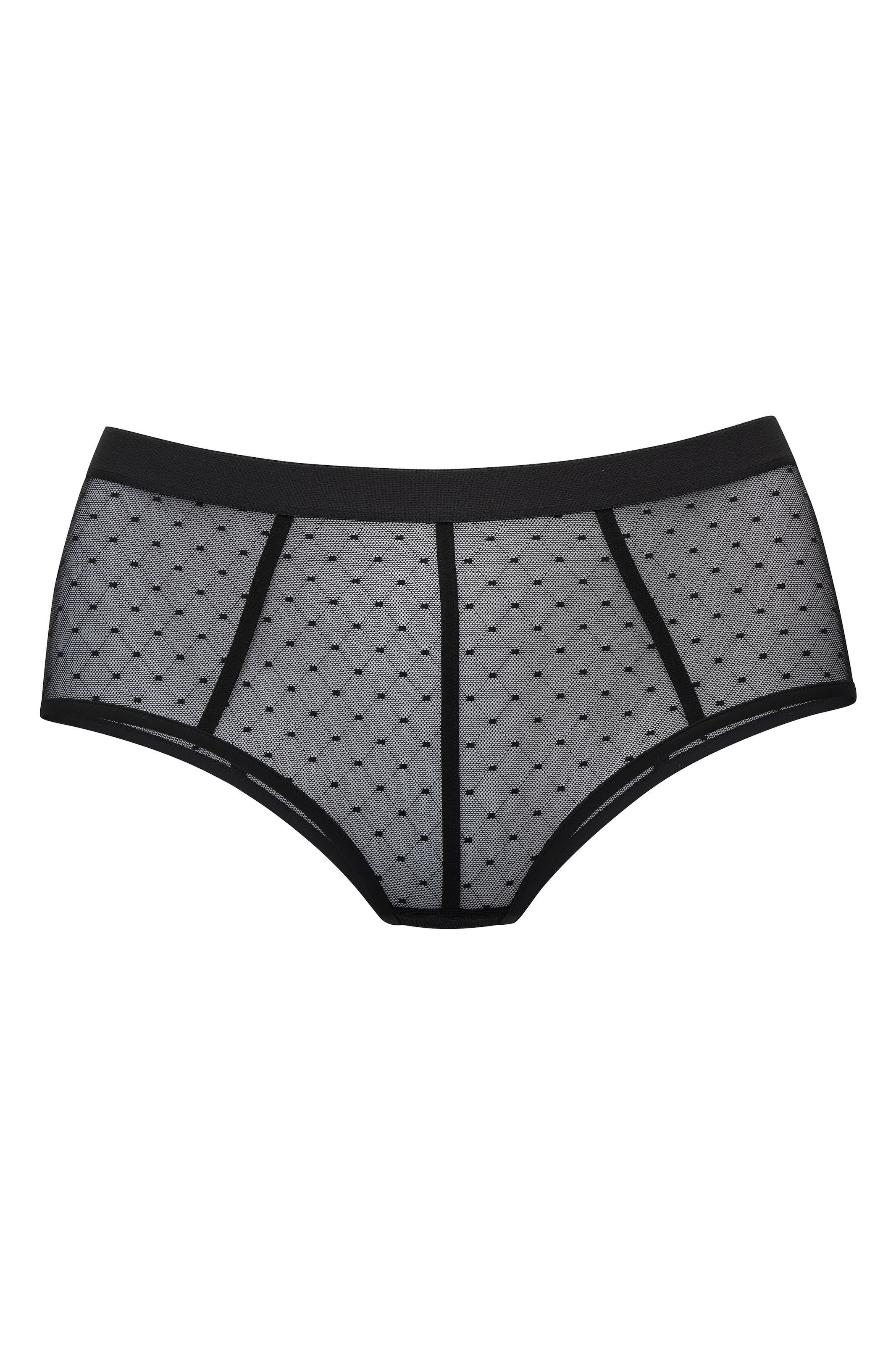 Vivance Panty »Ava« aus transparentem Mesh in Pünktchen-Optik