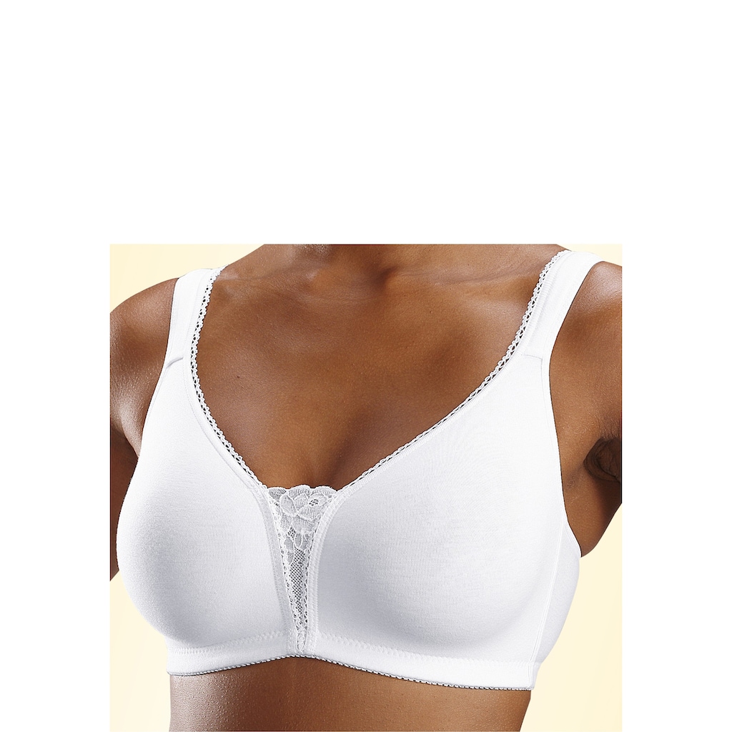 petite fleur Soft-BH, ohne Bügel mit Spitzen-Details