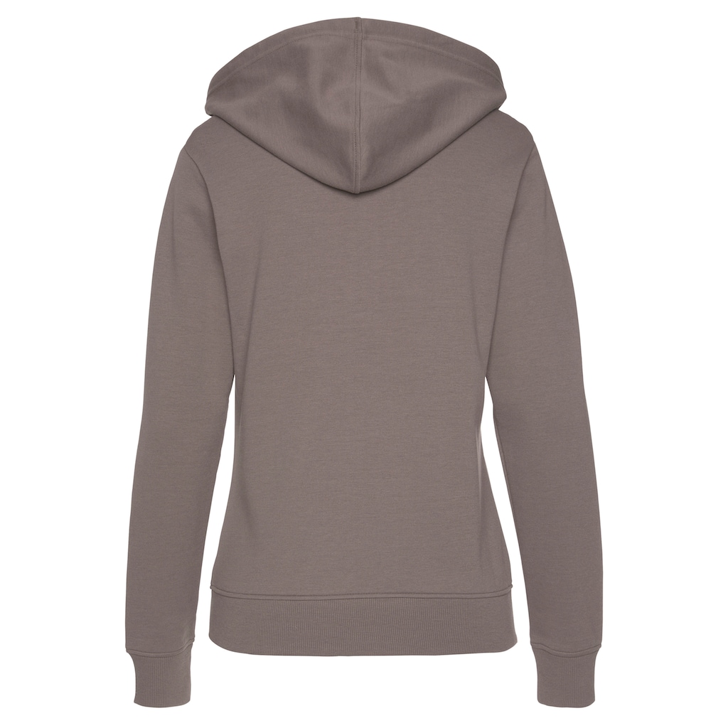 Bench. Loungewear Kapuzensweatjacke, mit Logo und Kängurutasche, Loungewear