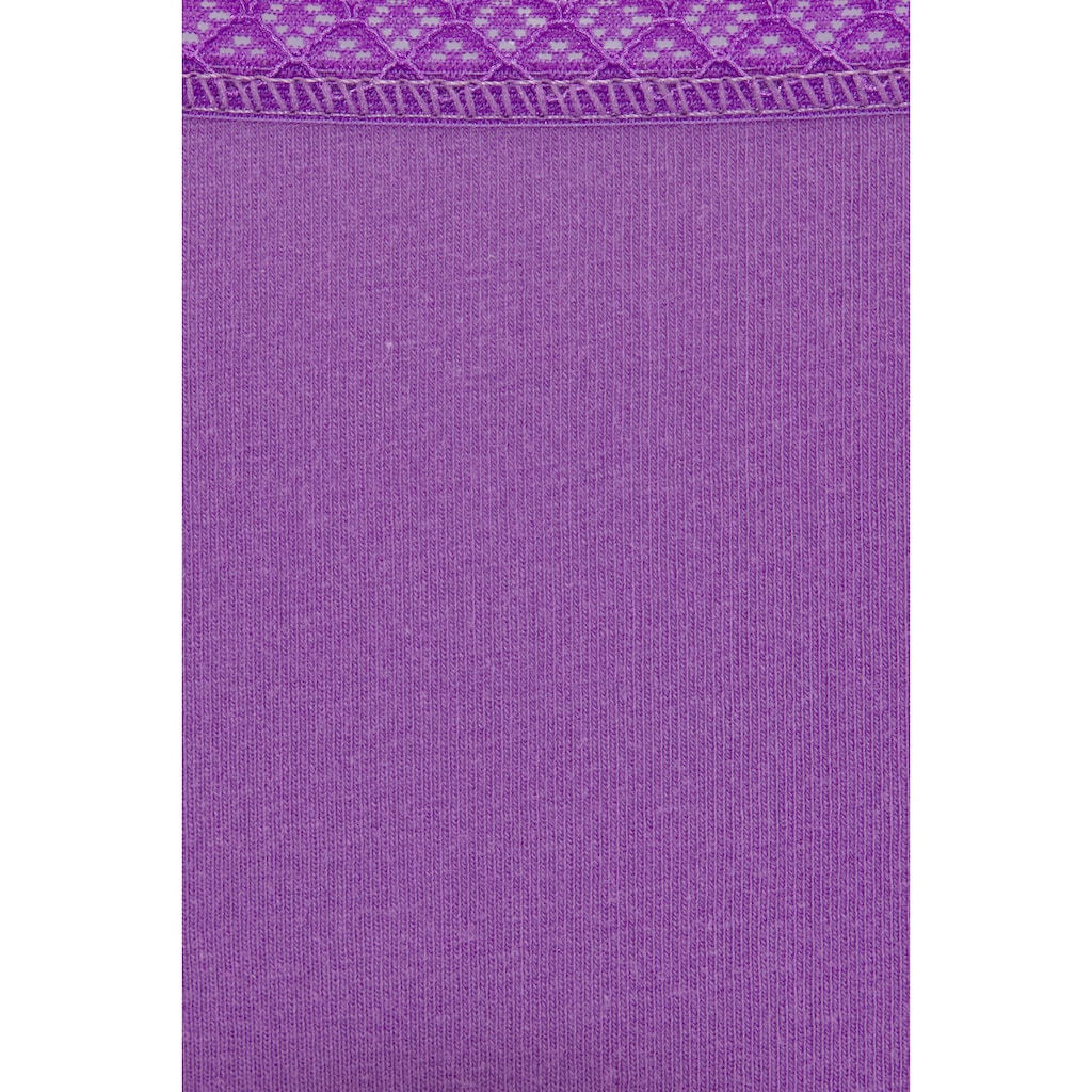 Vivance Brasilslip, (7er-Pack), mit feiner Spitzeneinfassung und aus weicher Baumwollqualität