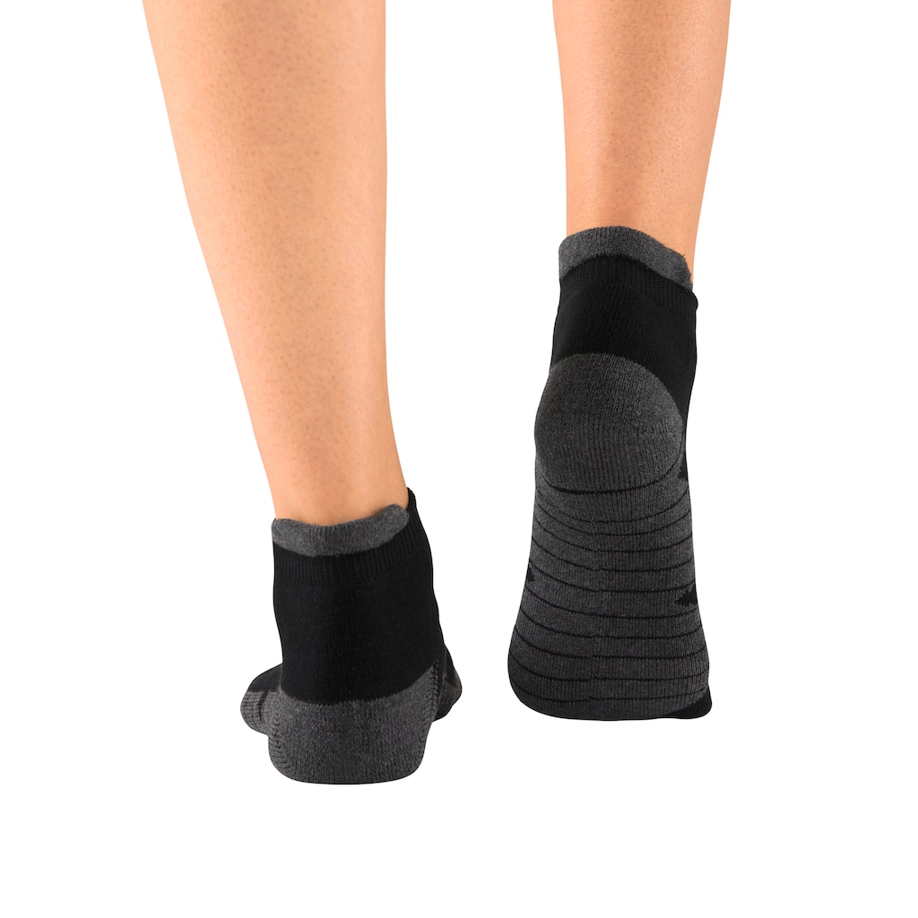 LASCANA ACTIVE Sneakersocken, (Packung, 6 Paar), mit weicher Frotteesohle