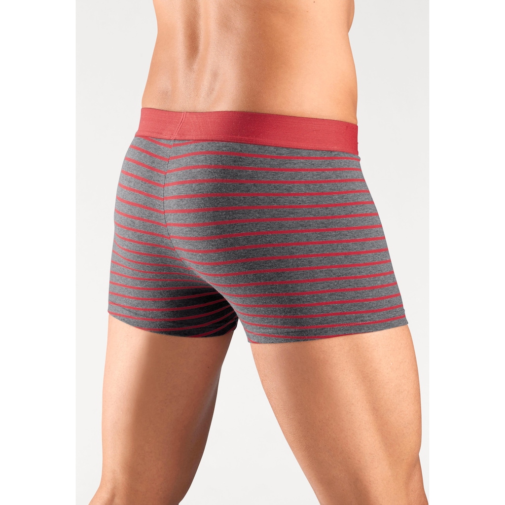 s.Oliver Boxer »Boxershorts für Herren«, (Packung, 4 St.), mit kontrastfarbenem Webbund