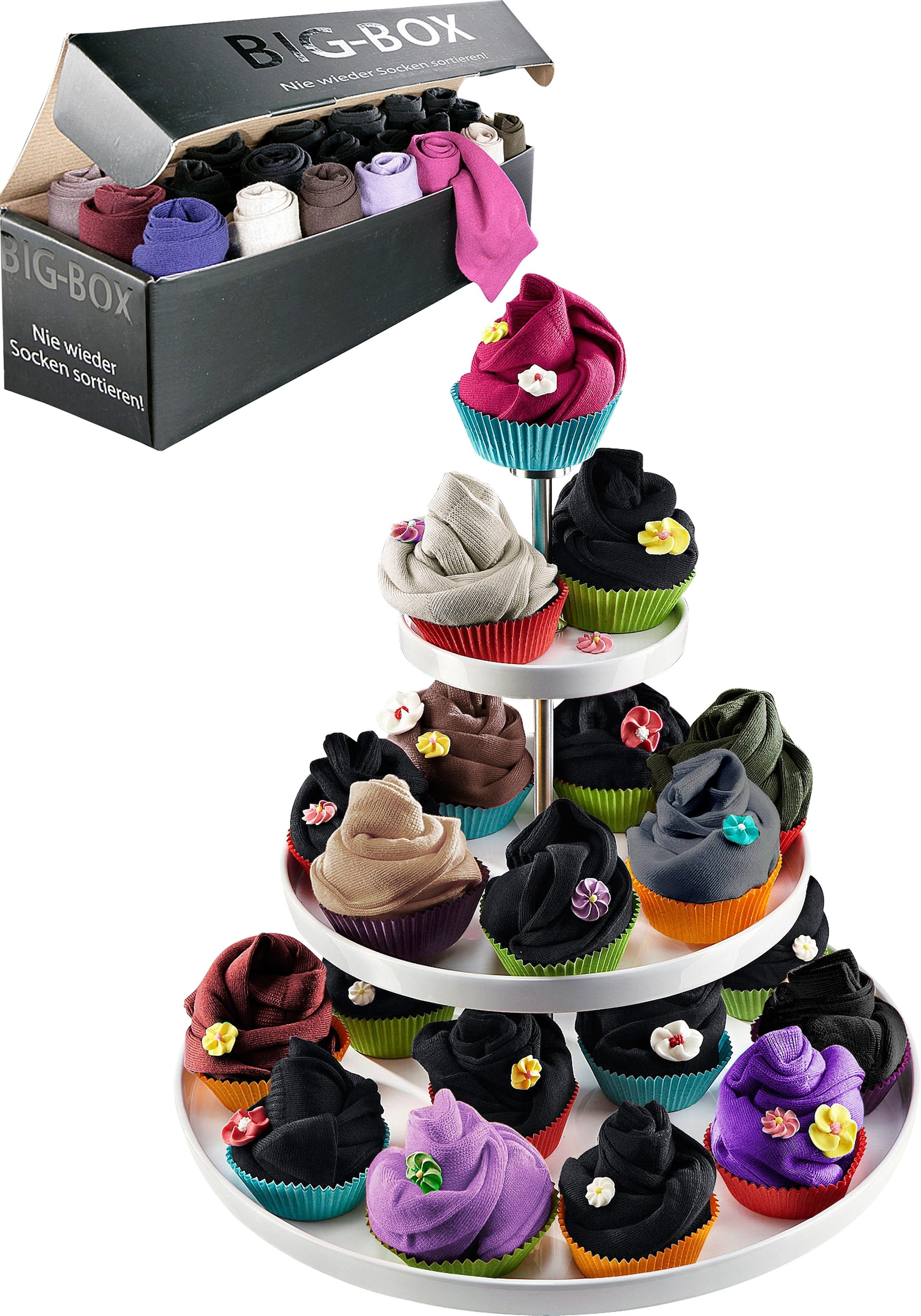 Go in Basicsocken, (Box, 20 Paar), in der grossen Big-Box