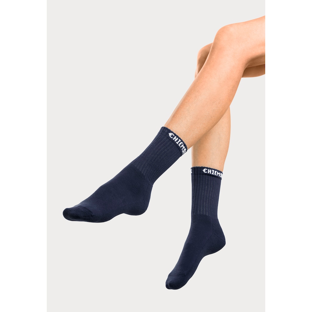 Chiemsee Tennissocken, (Packung, 6 Paar), mit eingestricktem Markennamen