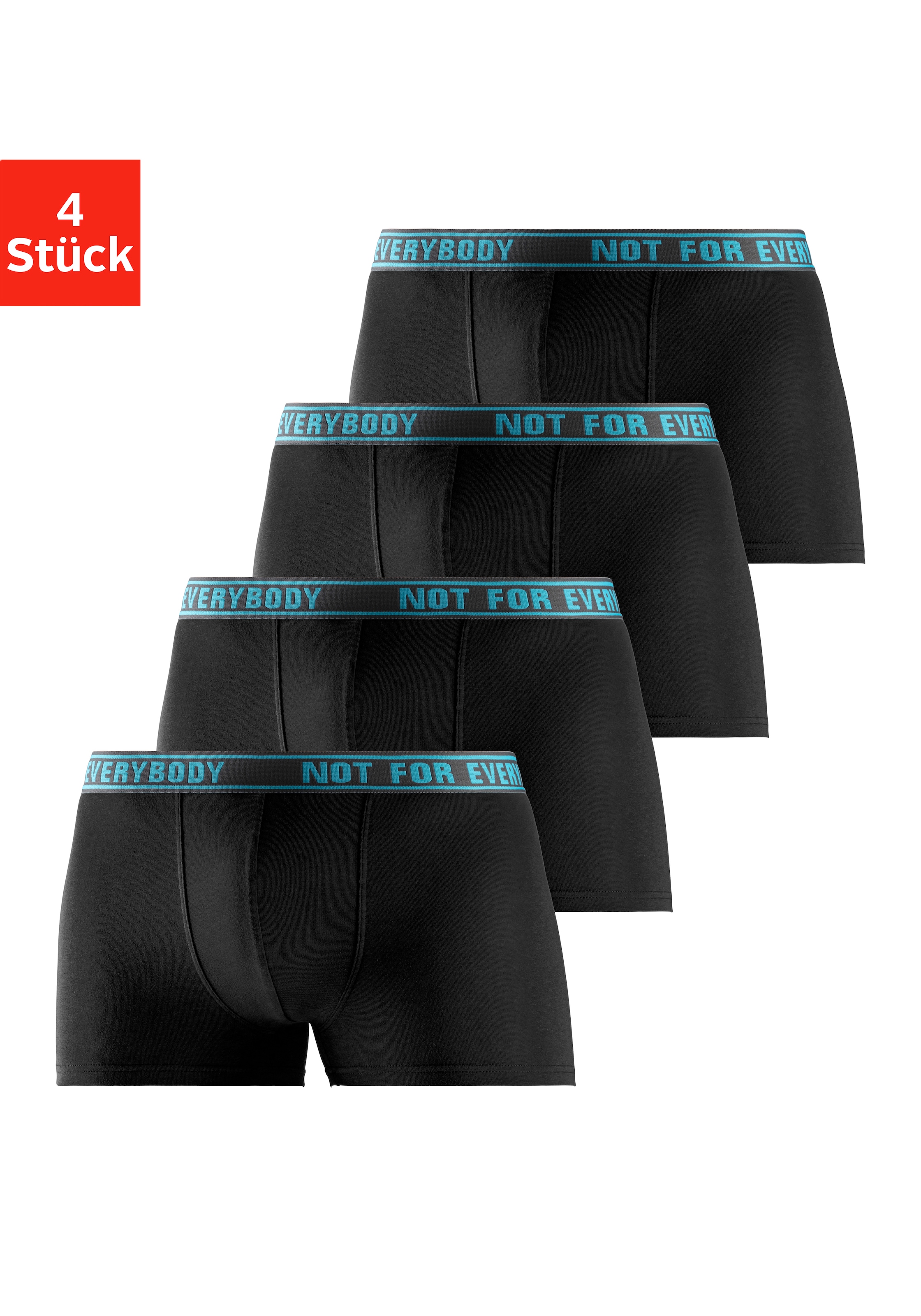 Bruno Banani Boxer »Boxershorts für Herren« Packung, 4 Stk. mit Schriftzug im Bund