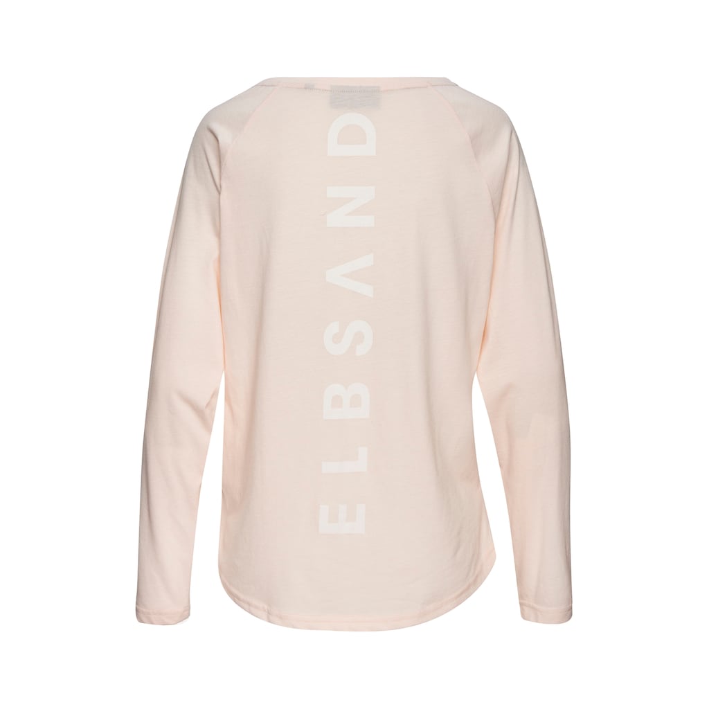Elbsand Longsleeve »Tira«, mit Logodruck hinten, Langarmshirt, sportlich-casual