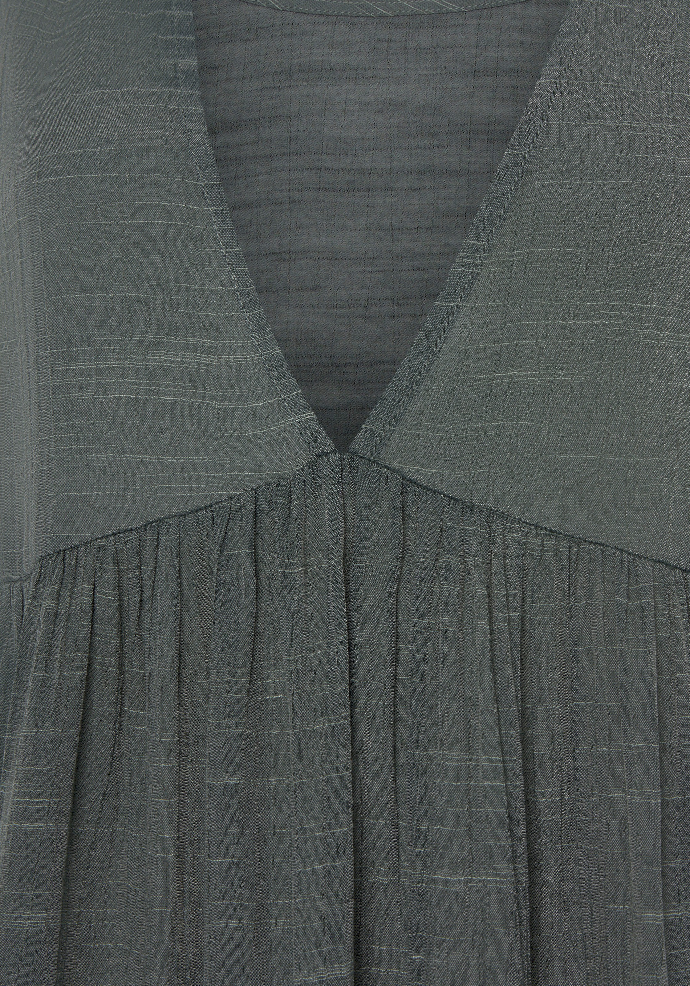 LASCANA Strandkleid, aus strukturierter Webware