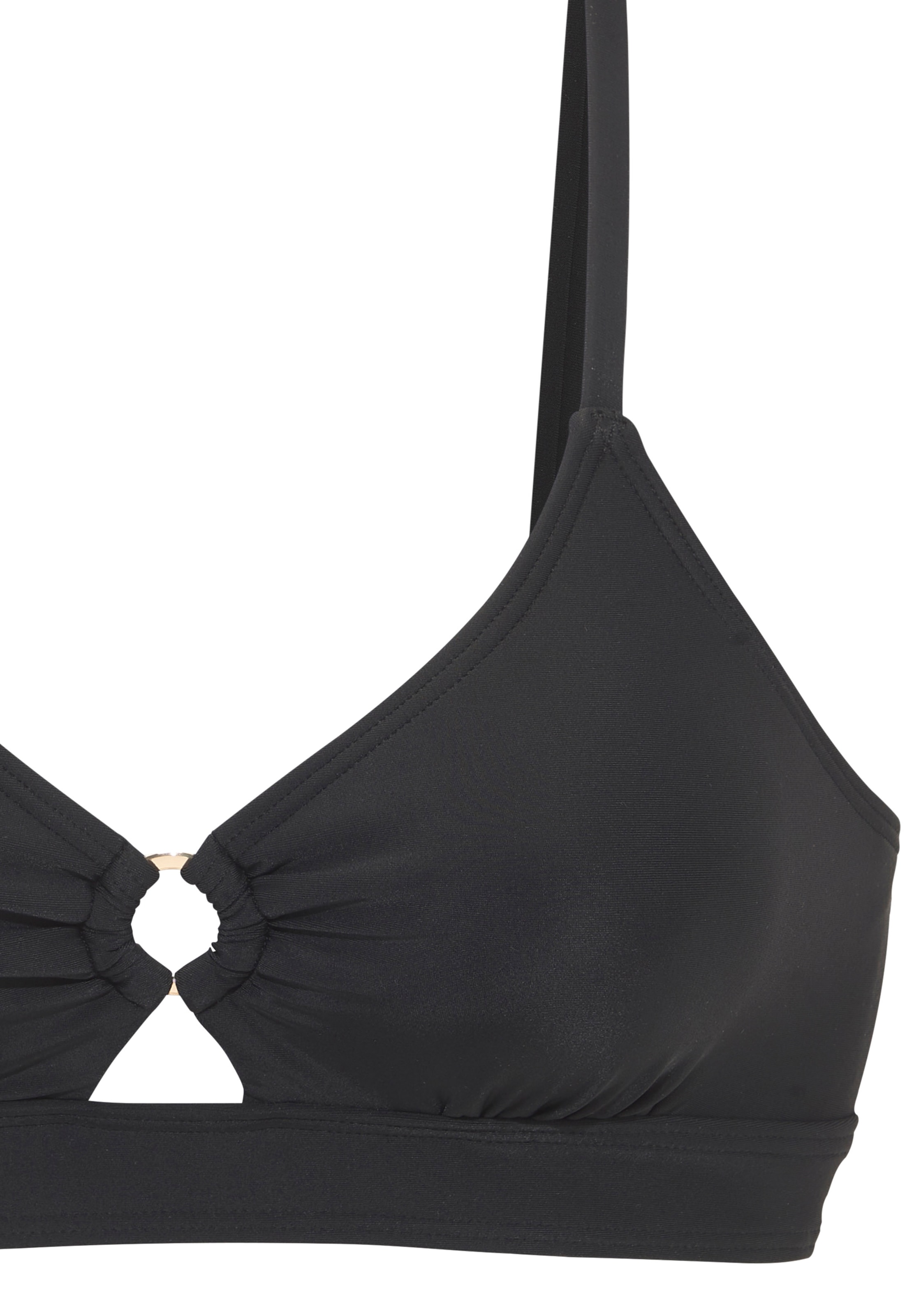 LASCANA Triangel-Bikini-Top »Lolo« mit Zierring zwischen den Cups
