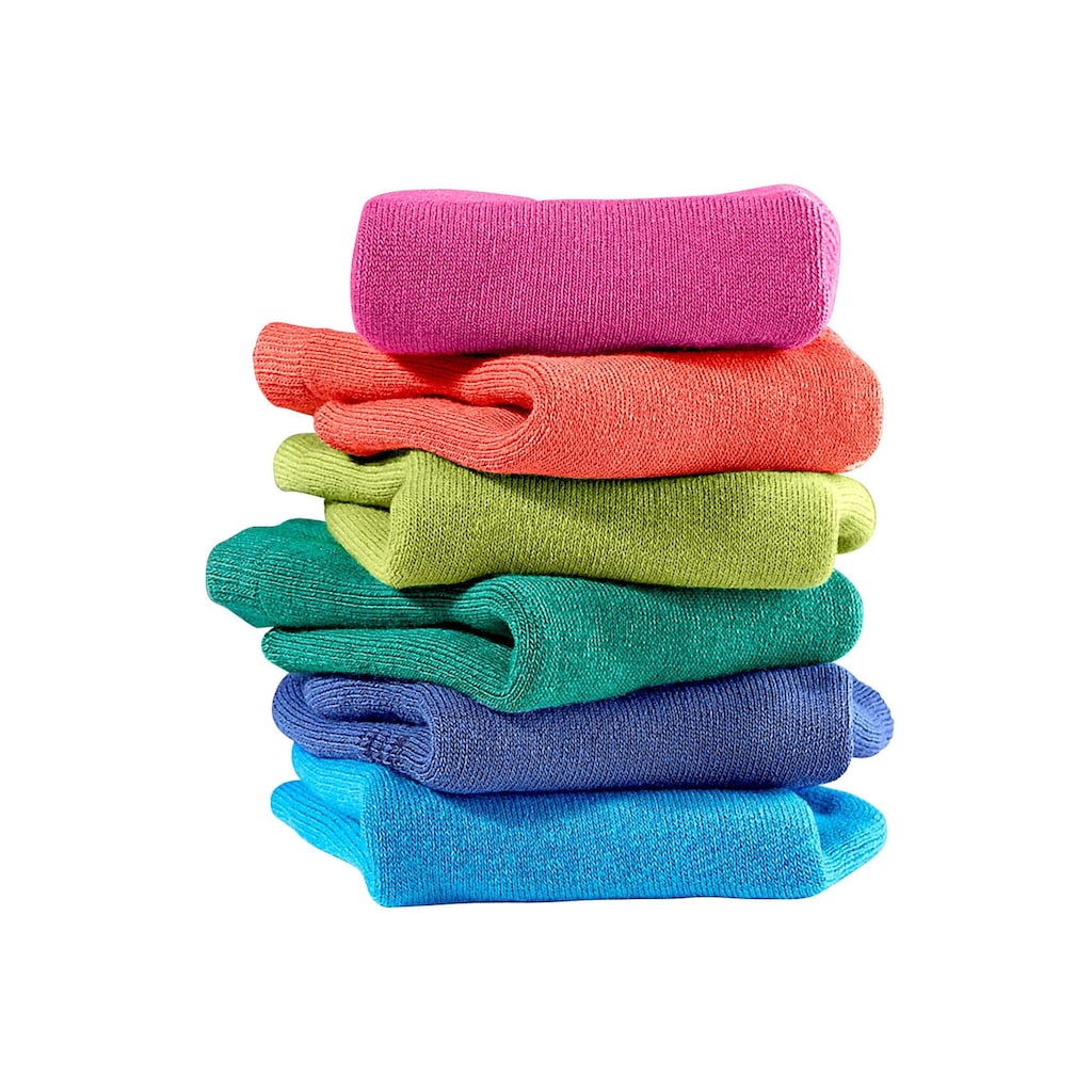 H.I.S Kurzsocken, (Packung, 6 Paar), mit kuscheligem Innenfrottee