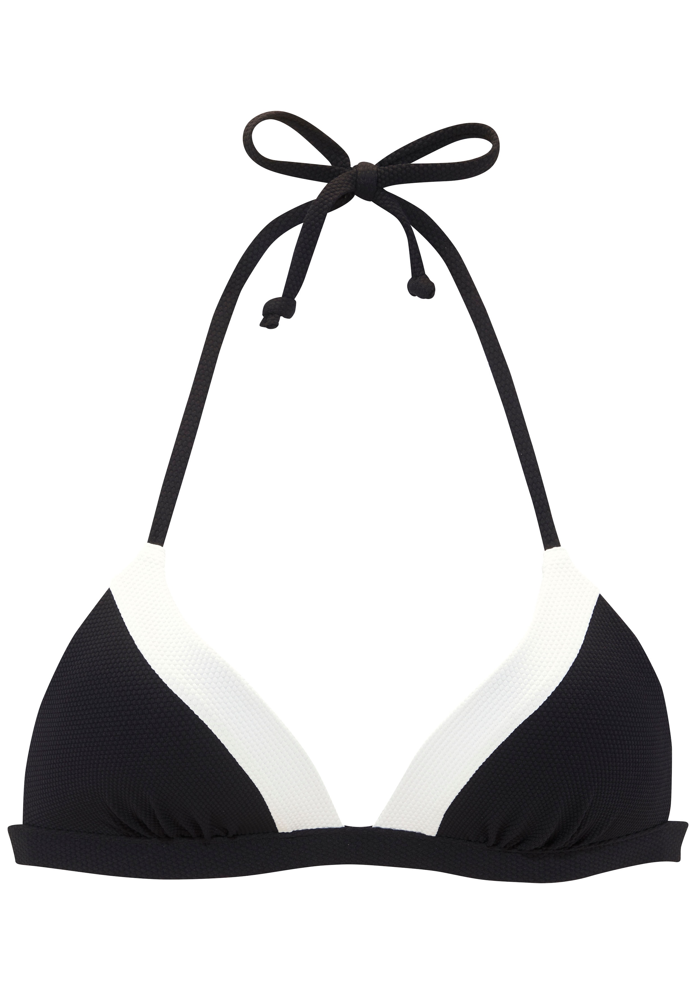 LASCANA Top bikini triangle »Chic« aus eleganter Strukturware