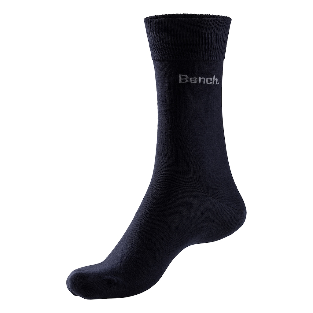 Bench. Basicsocken, (Packung, 4 Paar), in angenehm weicher Markenqualität