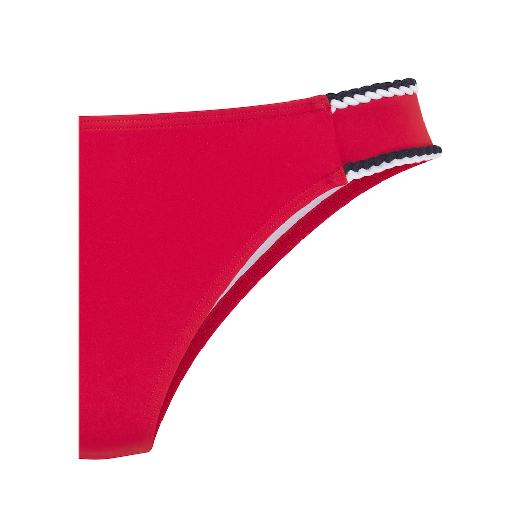 s.Oliver Bikini-Hose »Junis«, mit geflochtenen Details