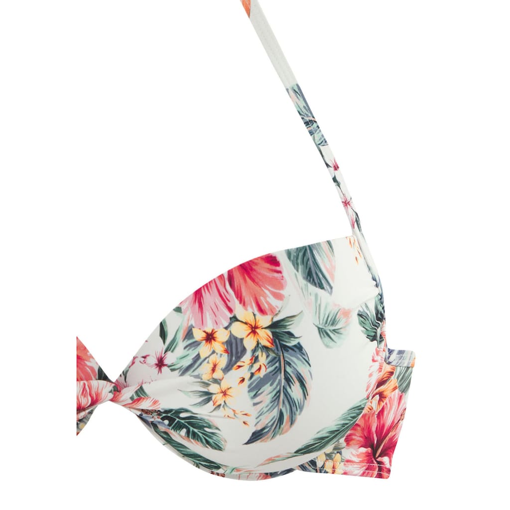 LASCANA Push-Up-Bikini-Top »Salsa«, mit tollem Blumenprint