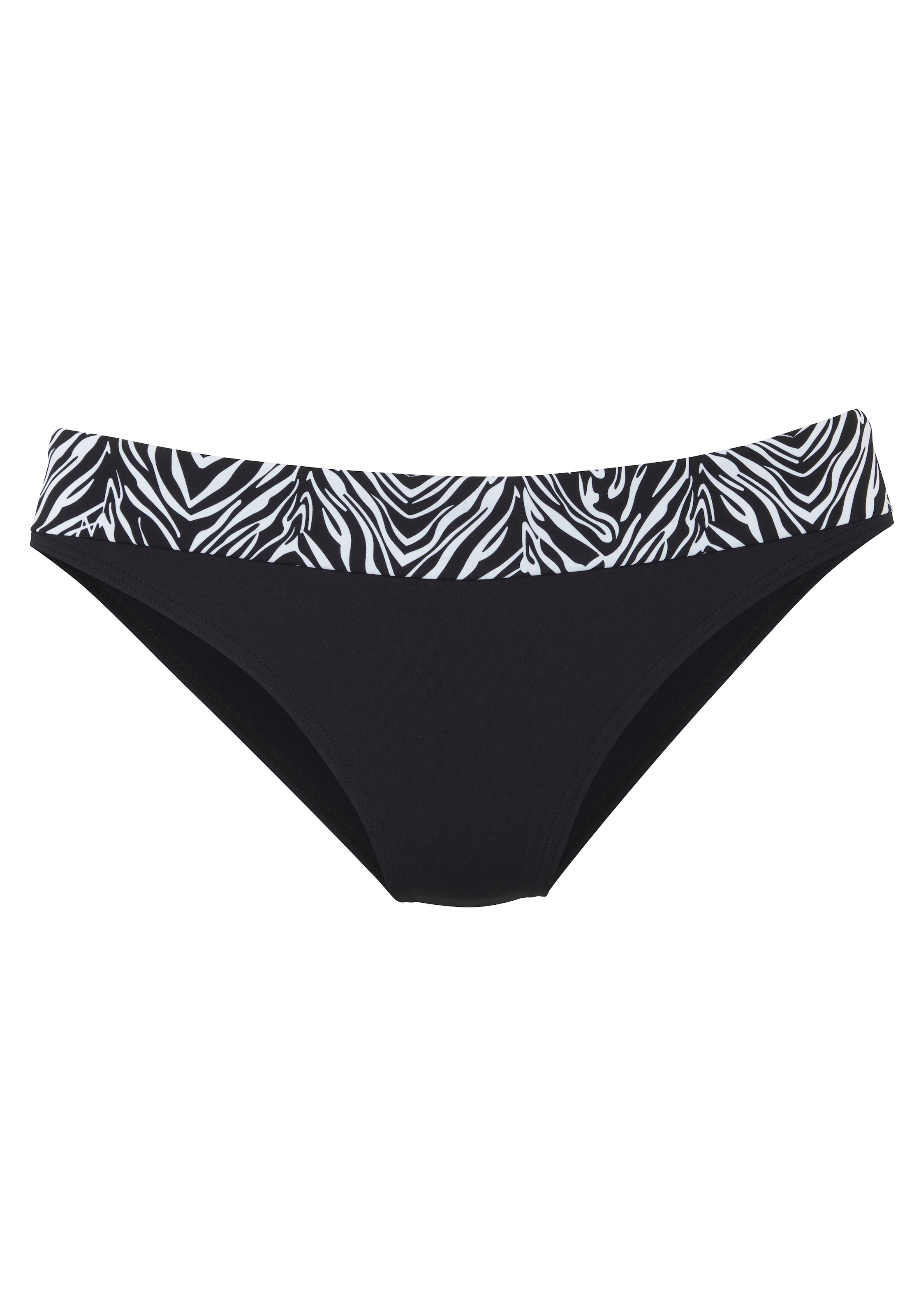 s.Oliver Bikini-Hose »Kanto« mit Umschlagbund im Animal-Design