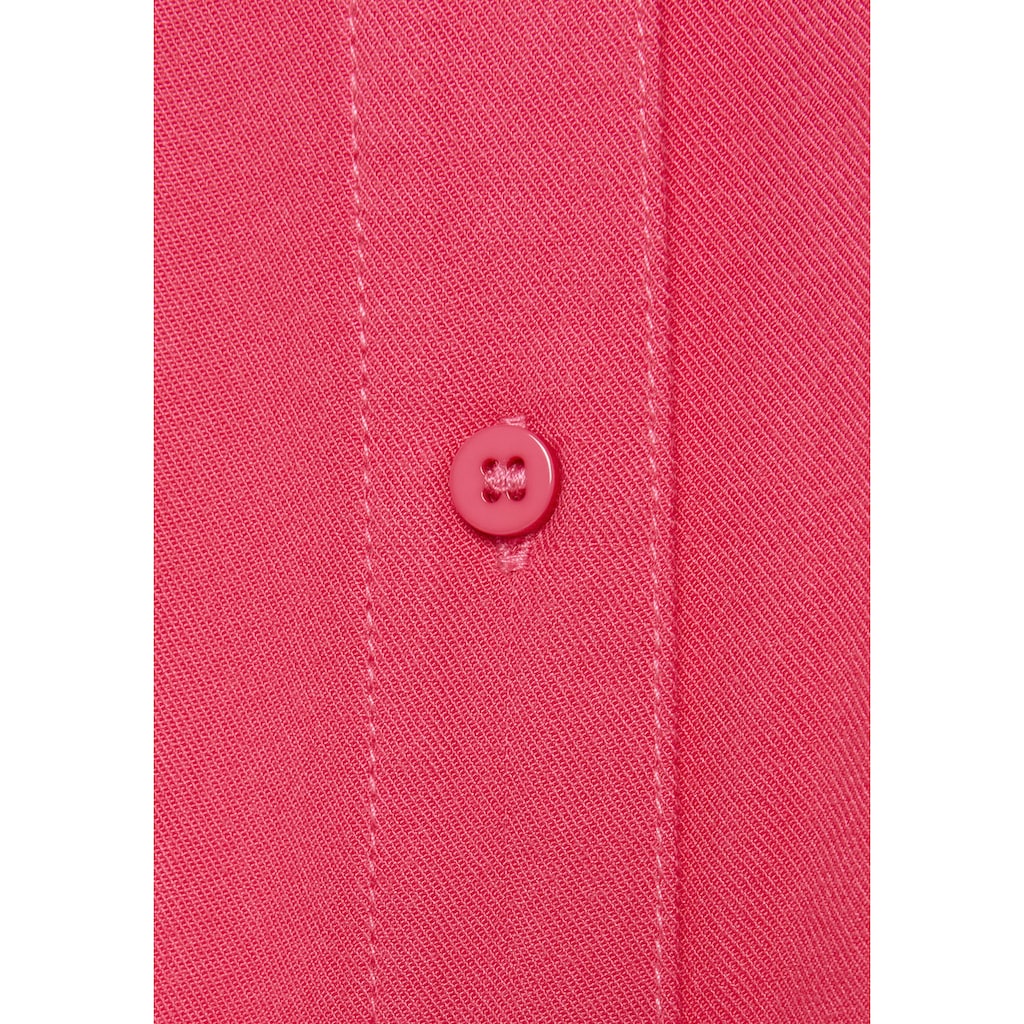 Vivance Hemdbluse, aus softer Lyocellqualität, luftige Damenbluse, casual-chic