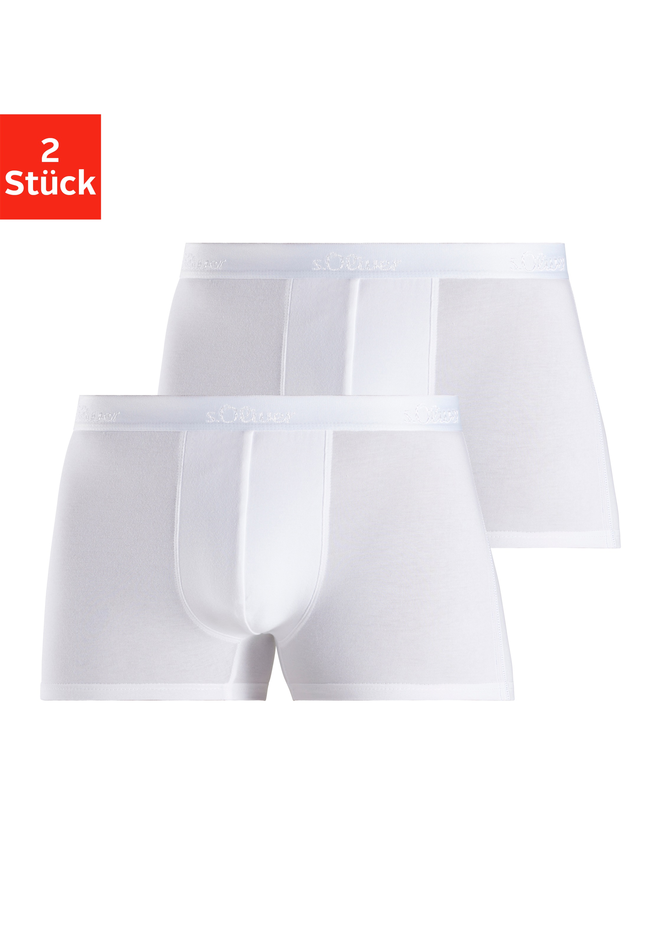 s.Oliver Boxer »Boxershorts für Herren« Packung, 2 Stk. aus weichem Modal