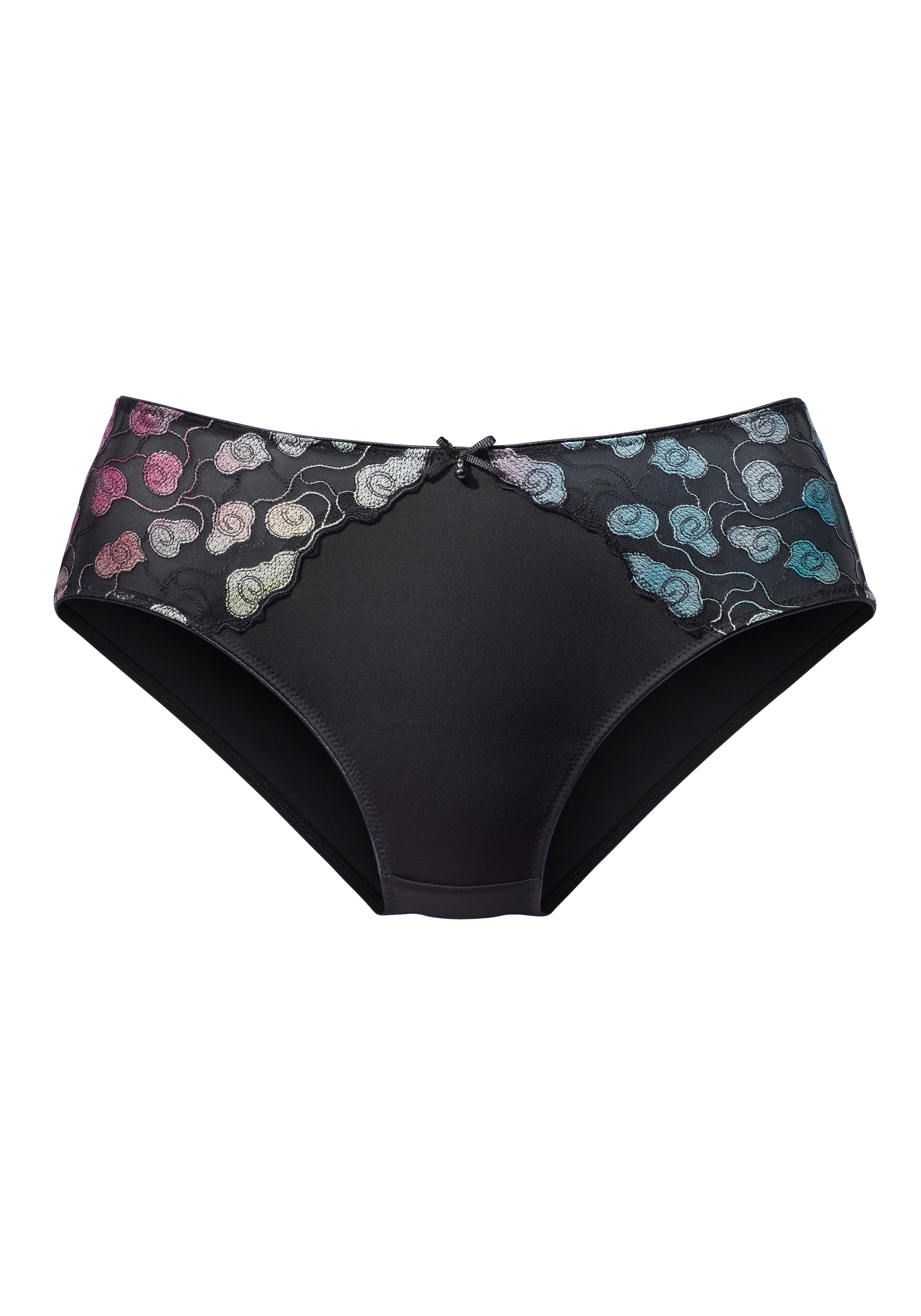 Nuance by Lascana High-Waist-Slip », Slip, Taillenslip« mit Stickereieinsätzen, als Wäsche-Set kombinierbar