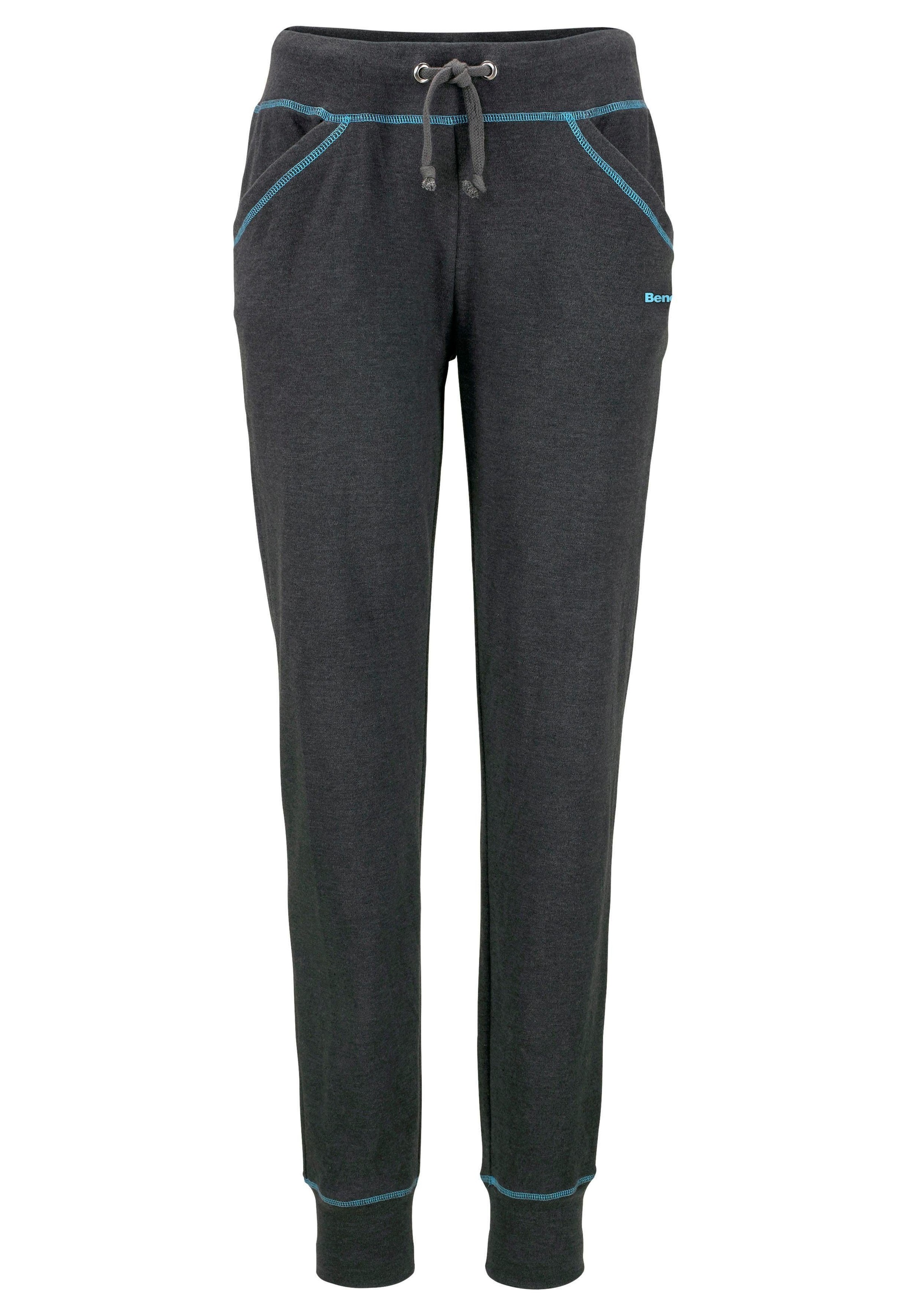 Bench. Loungewear Relaxhose mit kontrastfarbenen Nähten, Loungewear