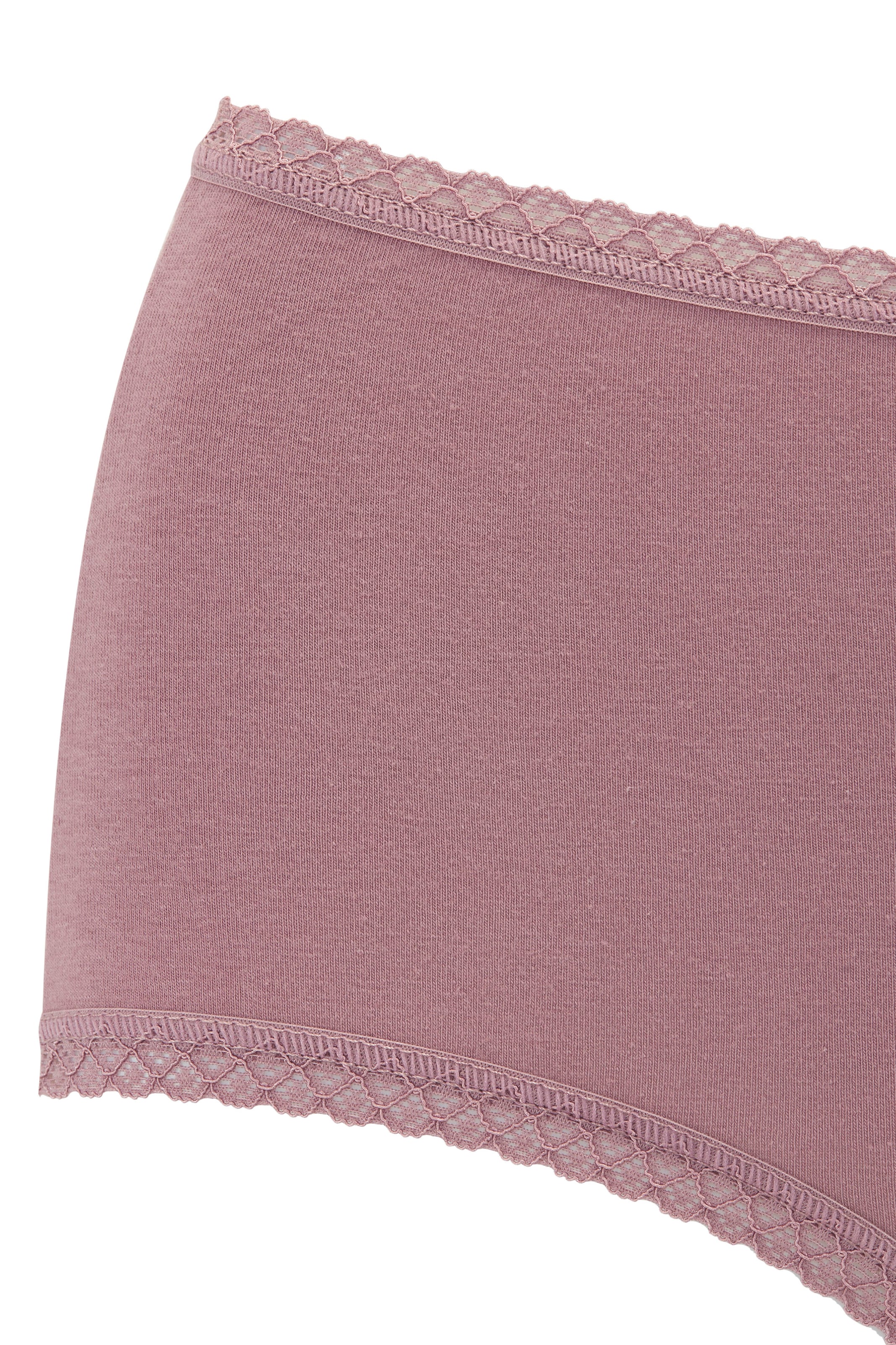Vivance Culotte haute 7er-Pack,  aus weicher Baumwollqualität mit feiner Spitzeneinfassung