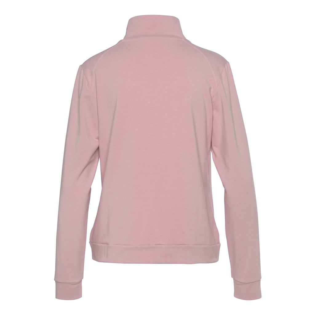 Vivance active Sweatjacke, Sportjacke mit seitlichen Taschen