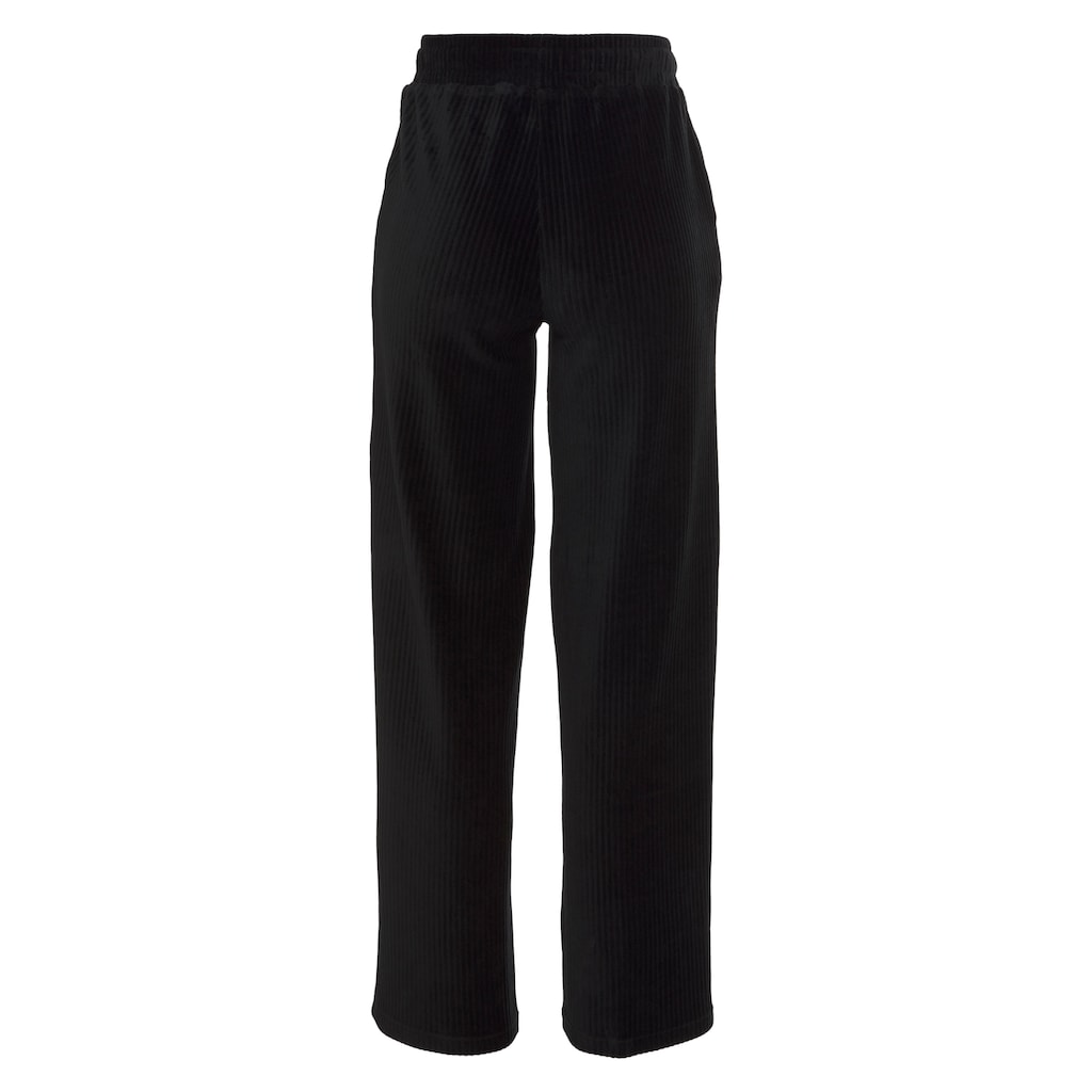 Vivance Homewearhose, mit breiter elastischen Cord Struktur, Loungewear