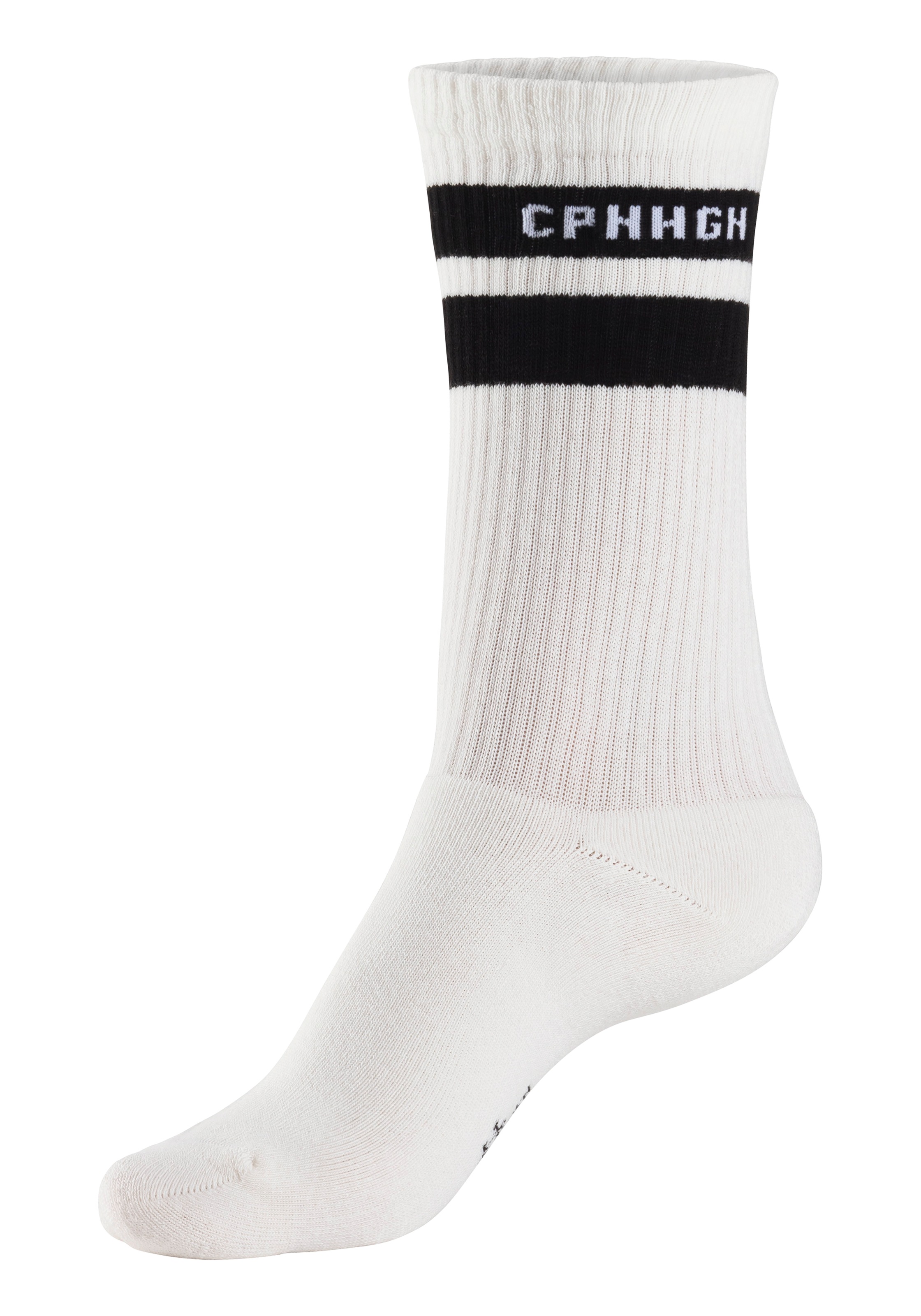 Copenhagen Studios Tennissocken, (Packung, 3 Paar), mit Streifendesign und Vollfrottee
