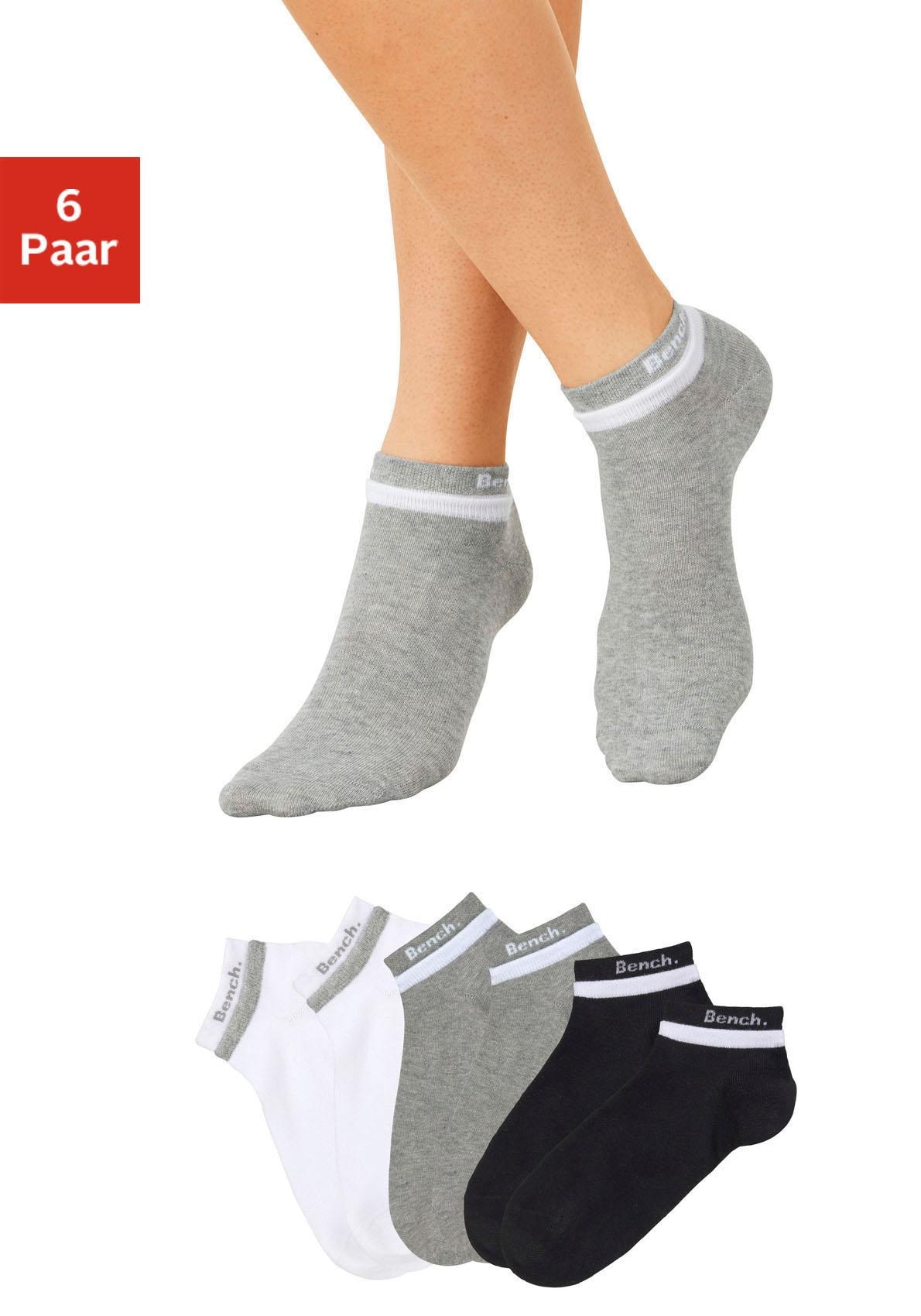 Bench. Kurzsocken Packung, 6 Stk. tlg. mit doppelten Bündchen