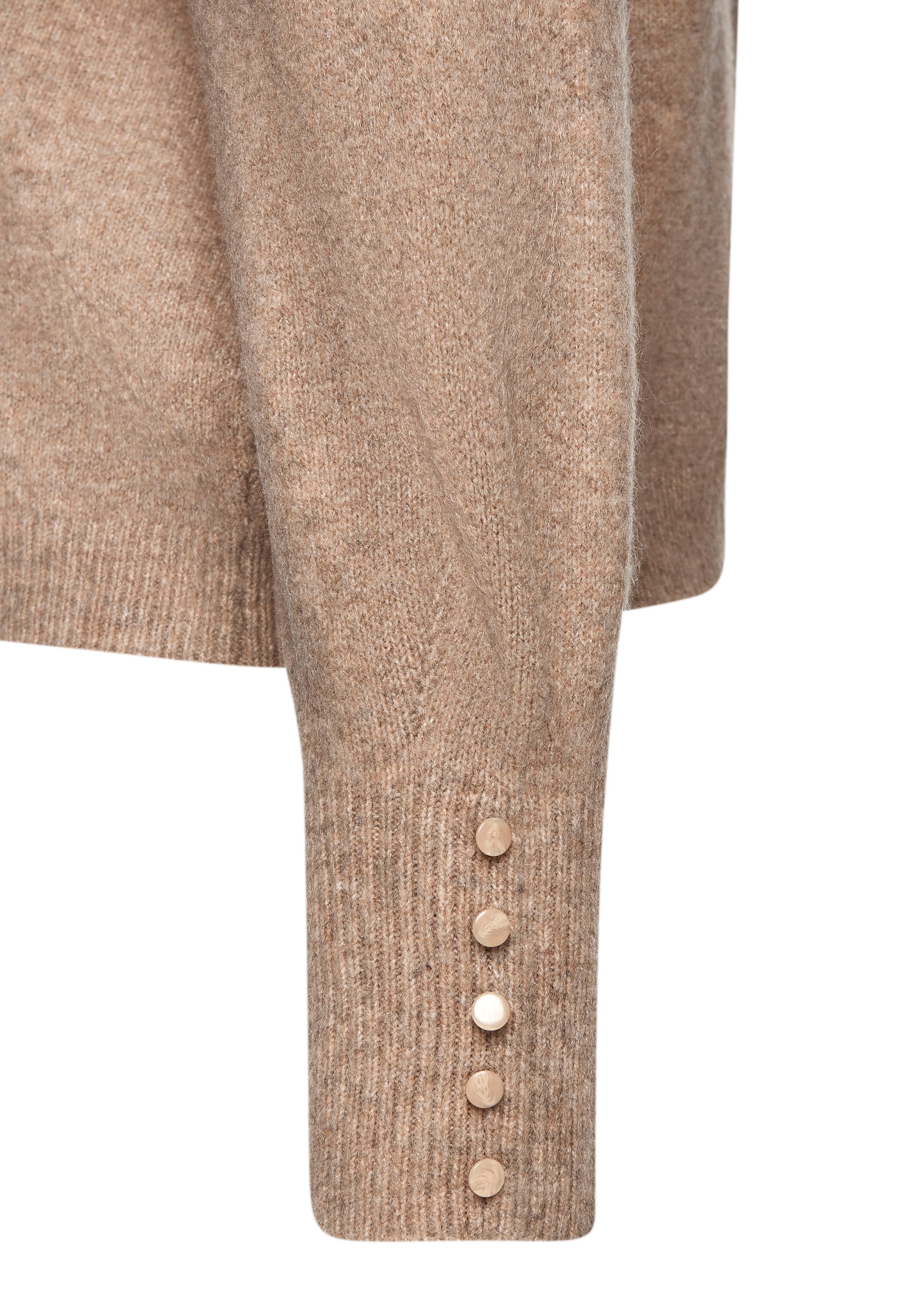 LASCANA Pull à col rond mit Zierknöpfen, Winterpullover, kuschelig