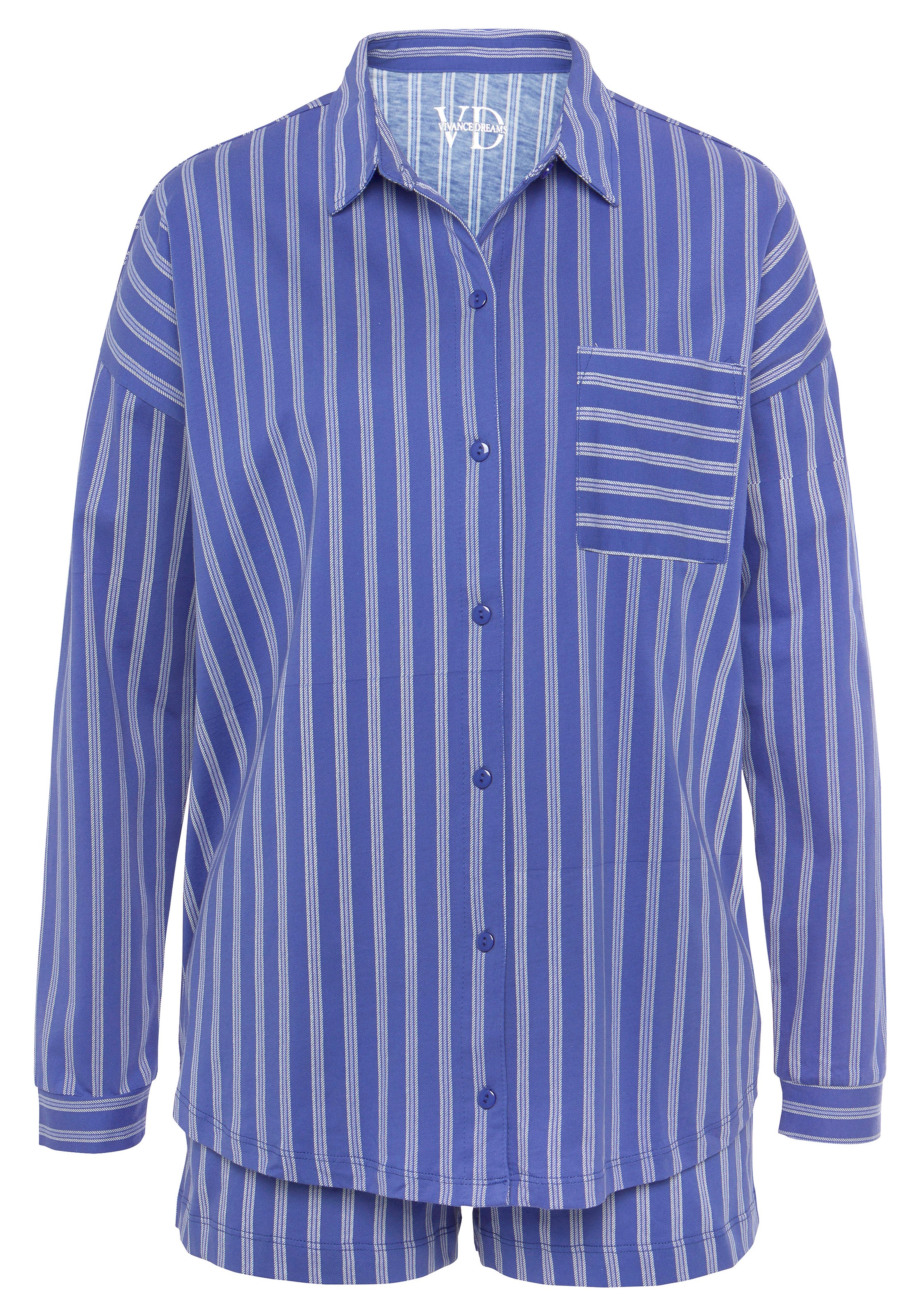 Vivance Dreams Shorty Set, 2 pièces mit zartem Streifenmuster