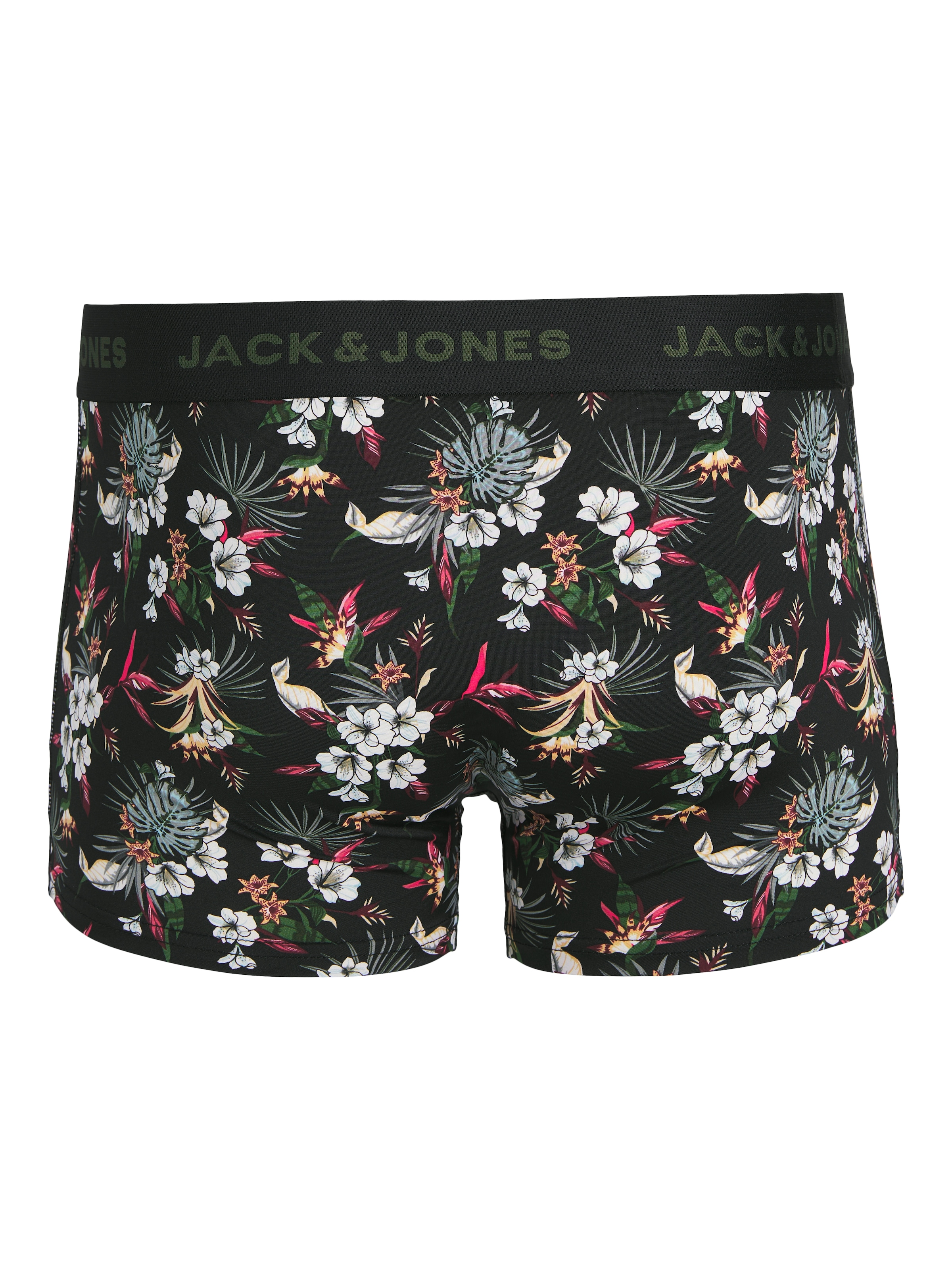 Jack & Jones Trunk »JACFLOWER aus Microfaserqualität und schnelltrocknendem Material« Packung, 3 Stk. unifarben mit Farbeinsatz, modisch, eng anliegend, Microfaser