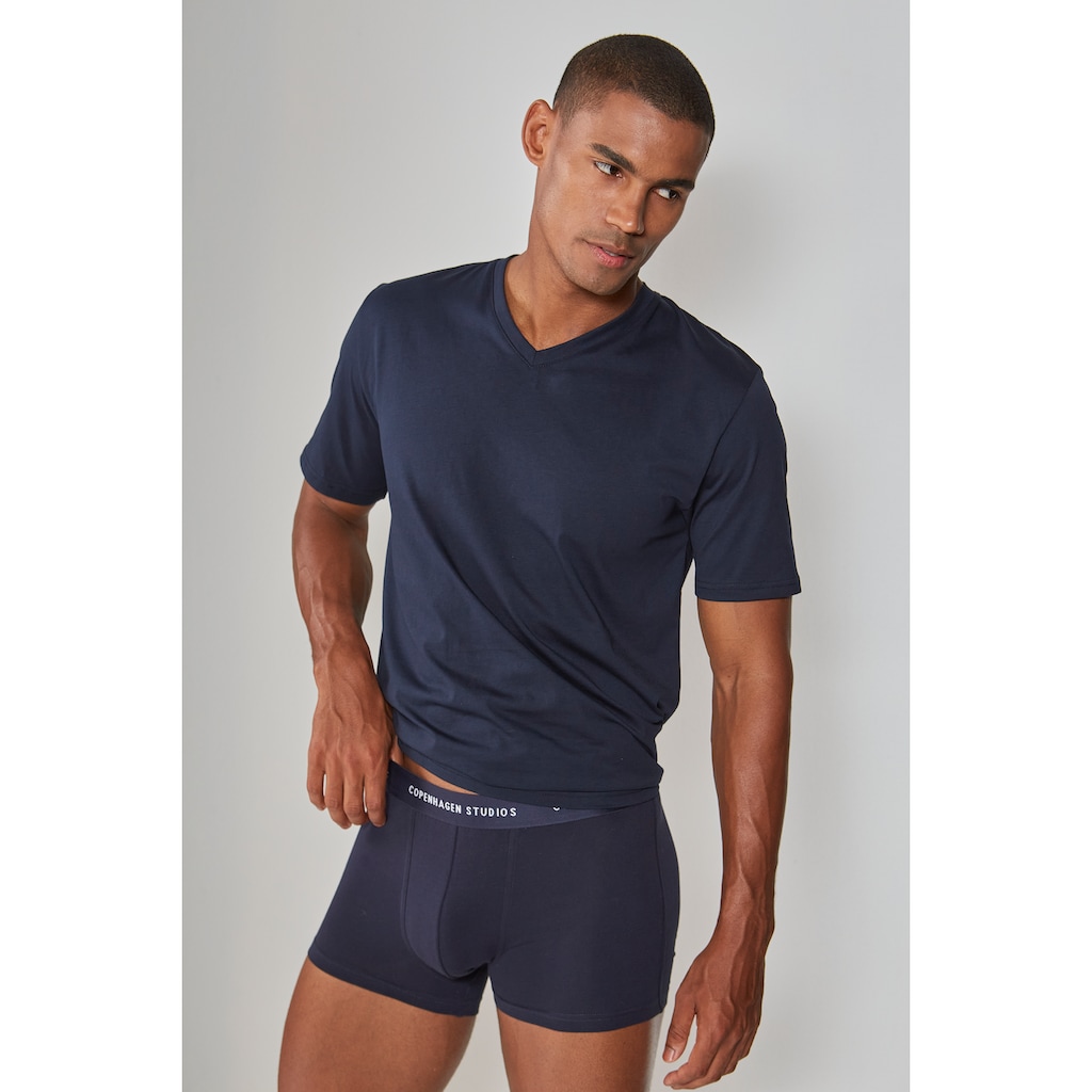 Copenhagen Studios T-Shirt, (3er-Pack), Unterziehshirt aus hochwertiger Bio-Baumwolle
