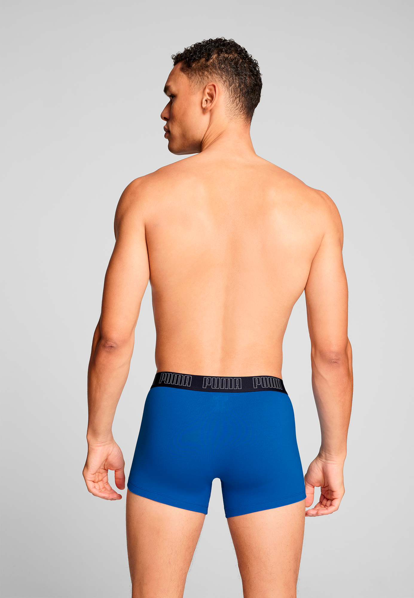 PUMA Trunk »PUMA MEN EVERYDAY TRUNKS 2P« Packung, 2er Pack,  mit kontrastfarbigem Webbund