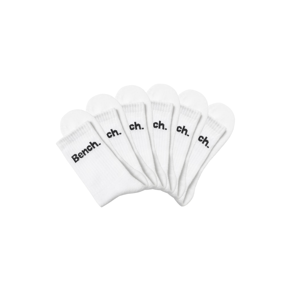 Bench. Tennissocken, (Packung, 6 Paar), mit Fuss Polsterung