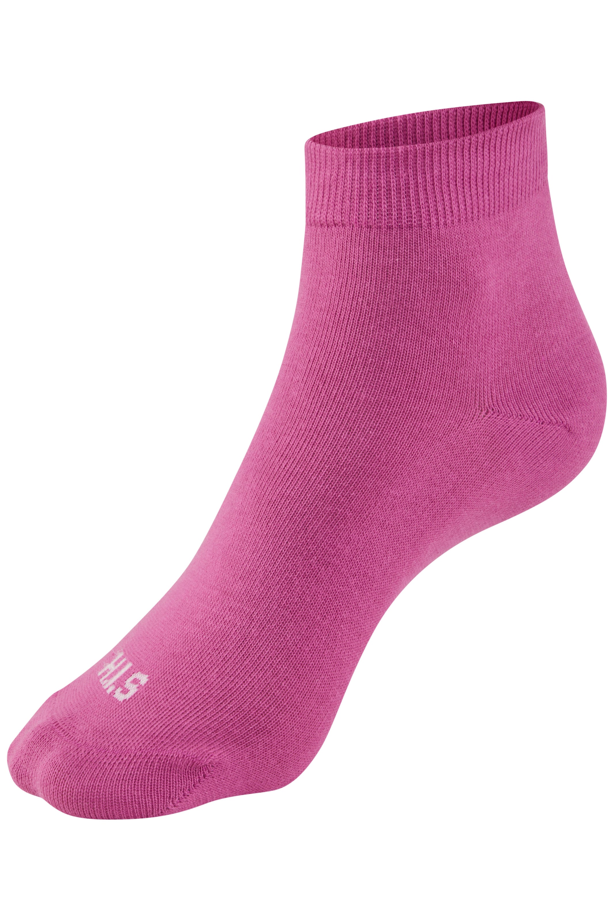 H.I.S Chaussettes courtes Packung, 6 Couple tlg. unifarben und meliert in einer Packung