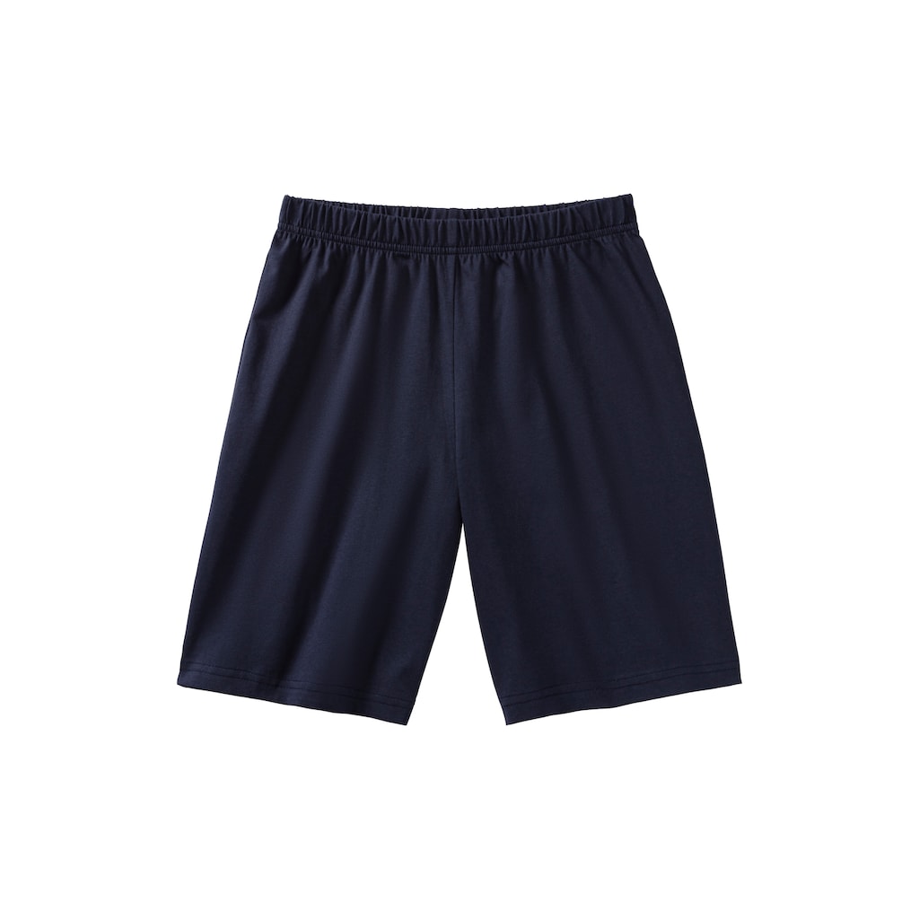 AUTHENTIC LE JOGGER Pyjama, (2 tlg., 1 Stück), Schlafanzug für Jungs mit grossem College-Print vorn