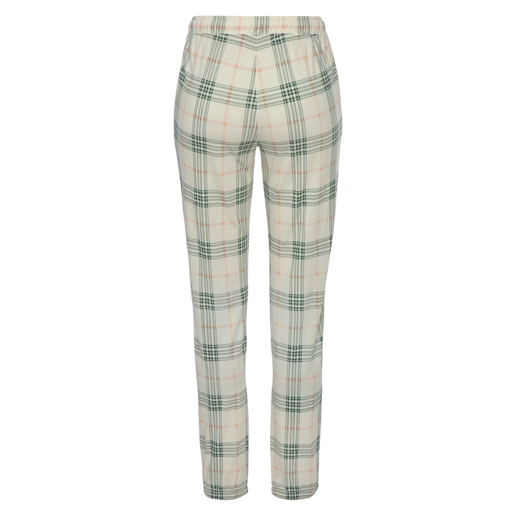 Vivance Dreams Pyjamahose, mit Samtband am elastischen Tunnelzugbund