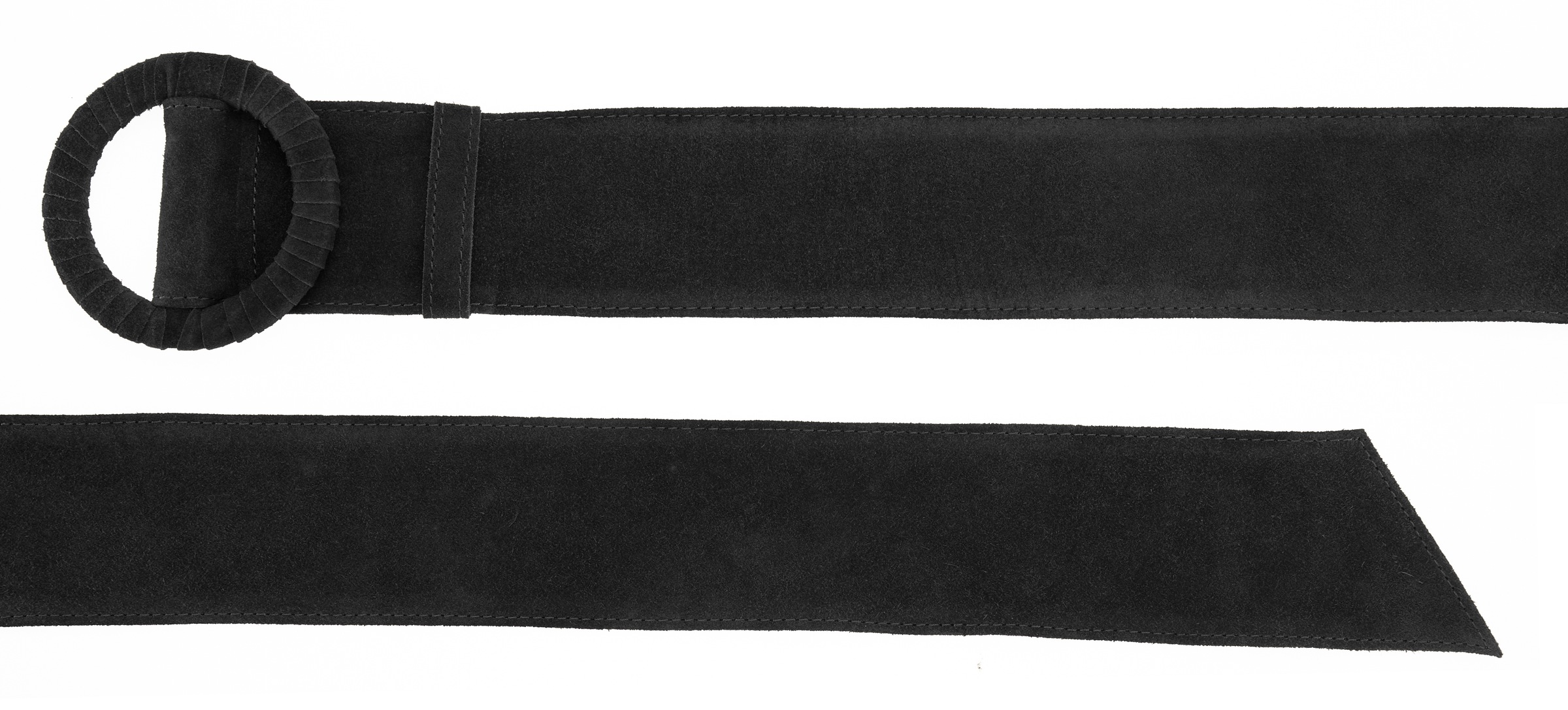 LASCANA Taillengürtel "Ledergürtel, Gürtel für Kleid & Overall, Bauchgürtel" aus hochwertigem Veloursleder, mit Shaping-Effekt