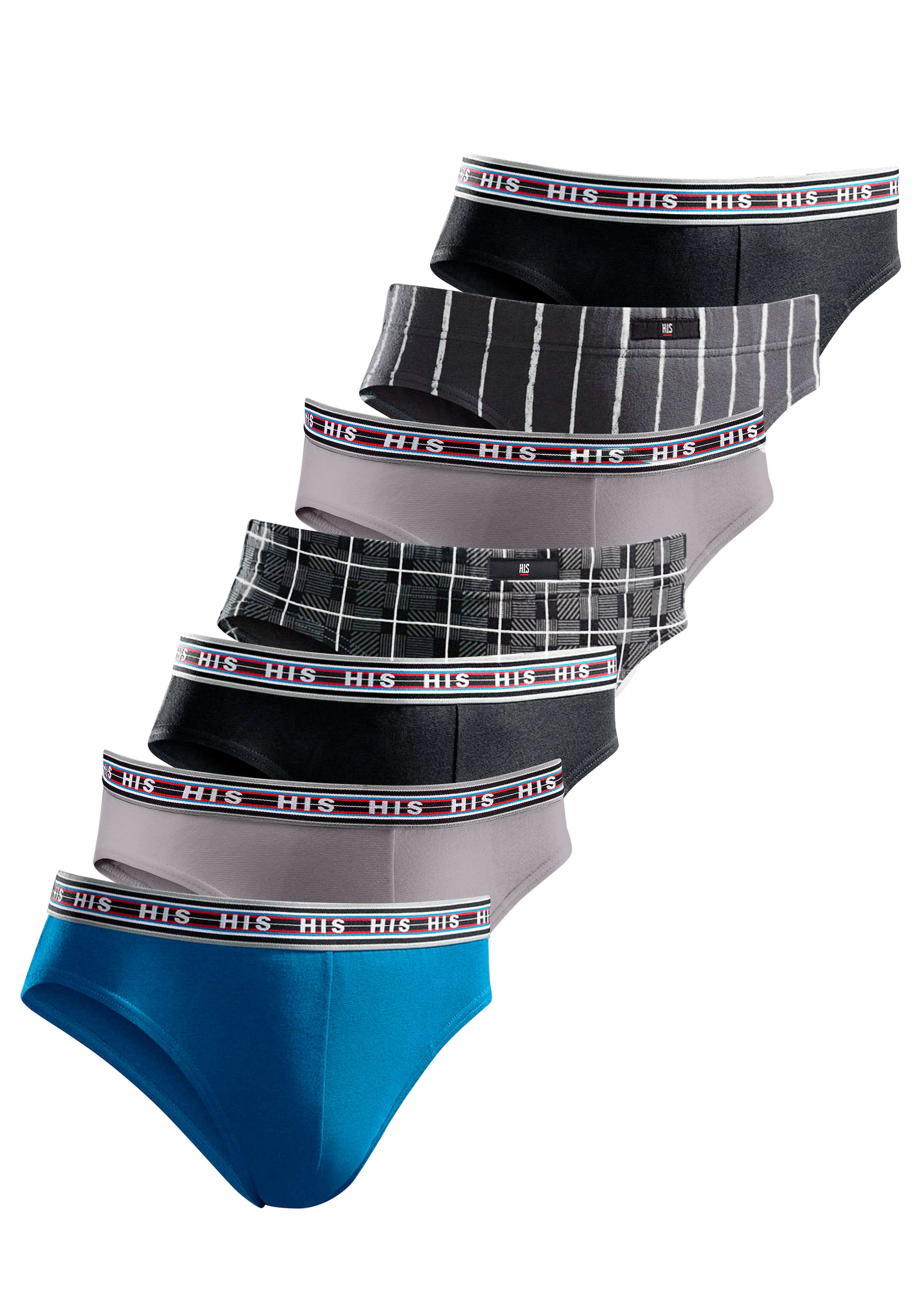 H.I.S Slip, (Packung, 7 St.), aus Baumwoll-Stretch