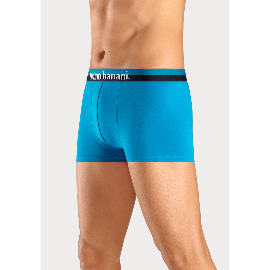 Bruno Banani Boxer »Boxershorts für Herren«, (Packung, 4 St.), mit erhabenem Logo-Druck auf dem Bund