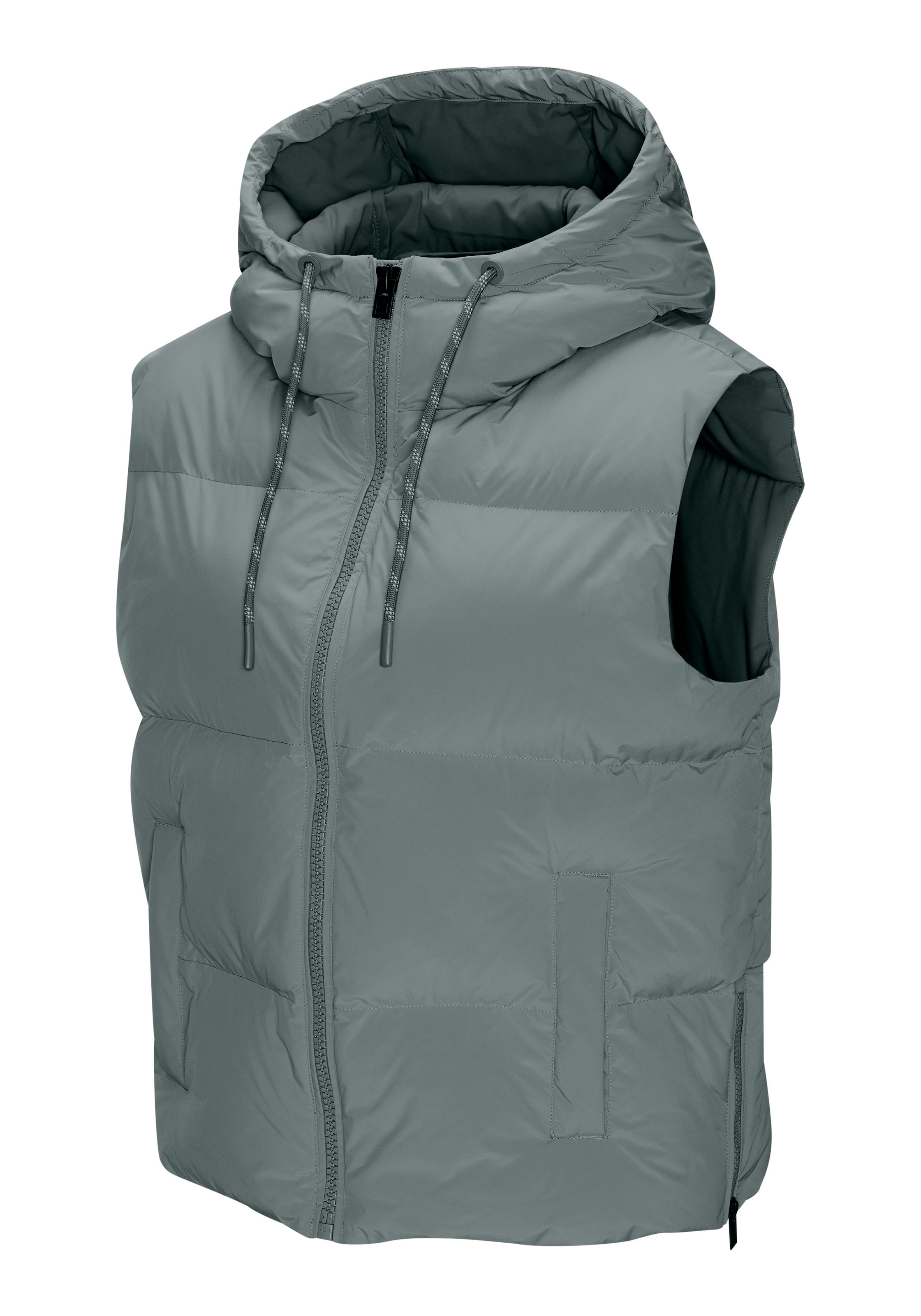 Elbsand Gilet matelassé mit grossem Logoprint auf dem Rücken