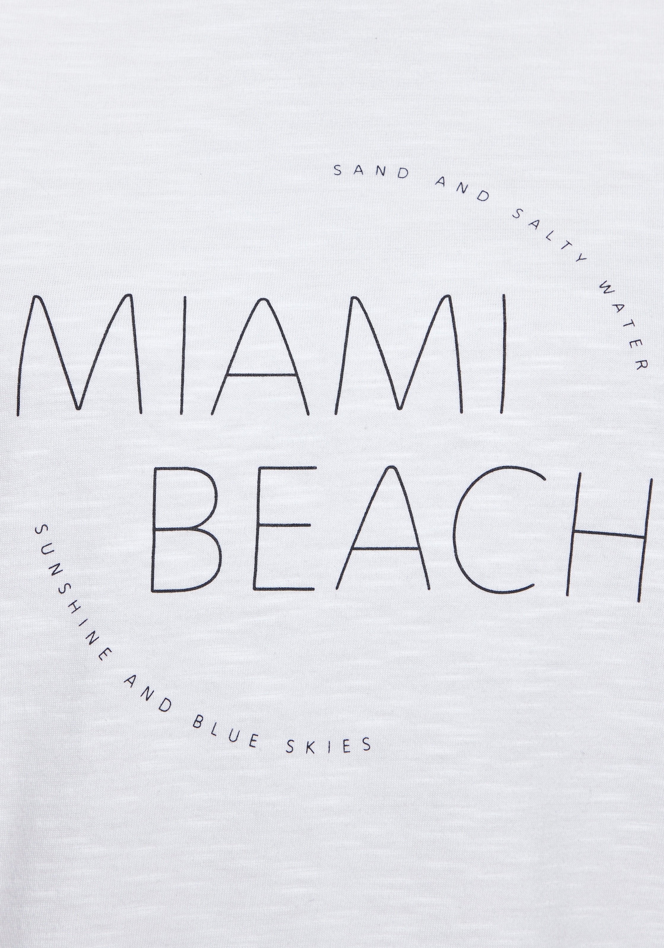 Vivance T-Shirt »mit modischem Frontprint«, aus weicher Baumwoll-Qualität