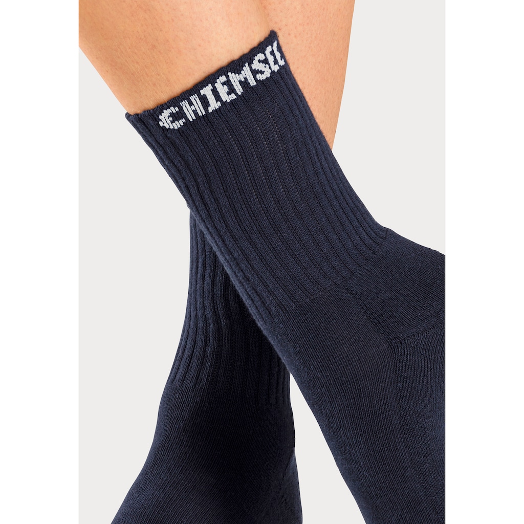 Chiemsee Tennissocken, (Packung, 6 Paar), mit eingestricktem Markennamen